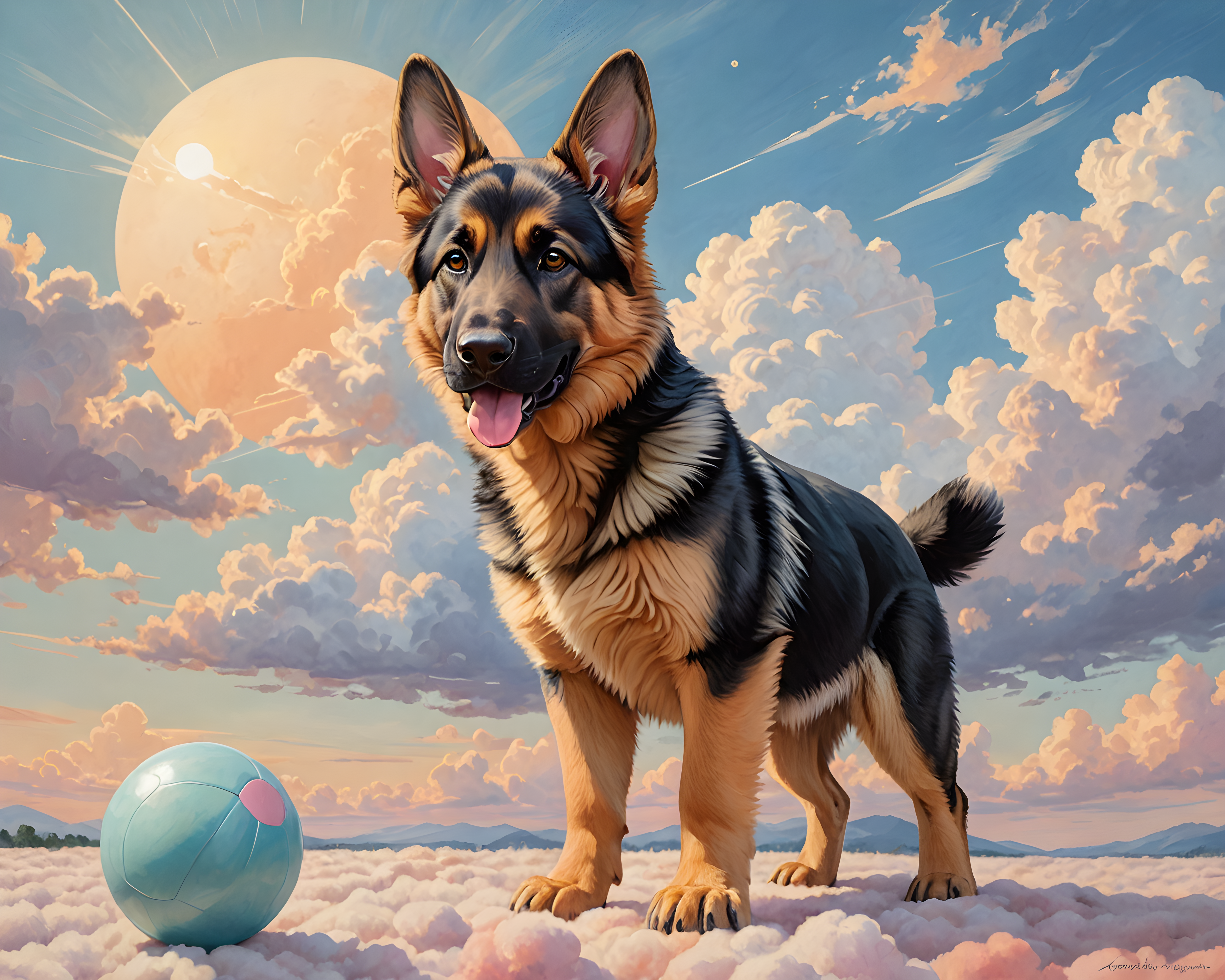 German Shepherd — Nursery (Playful)