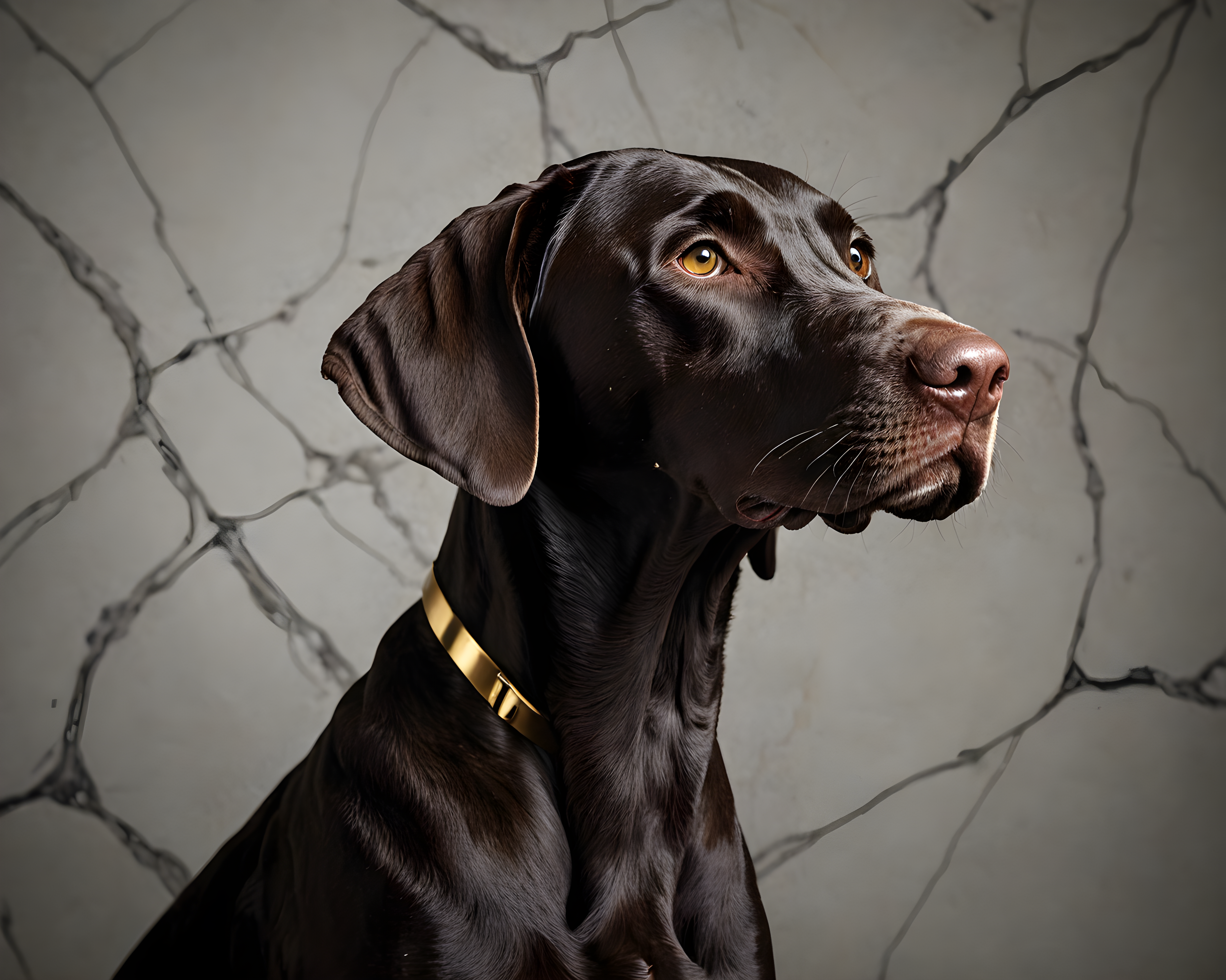 German Shorthaired Pointer — Minimalist Line Art (Luxury)