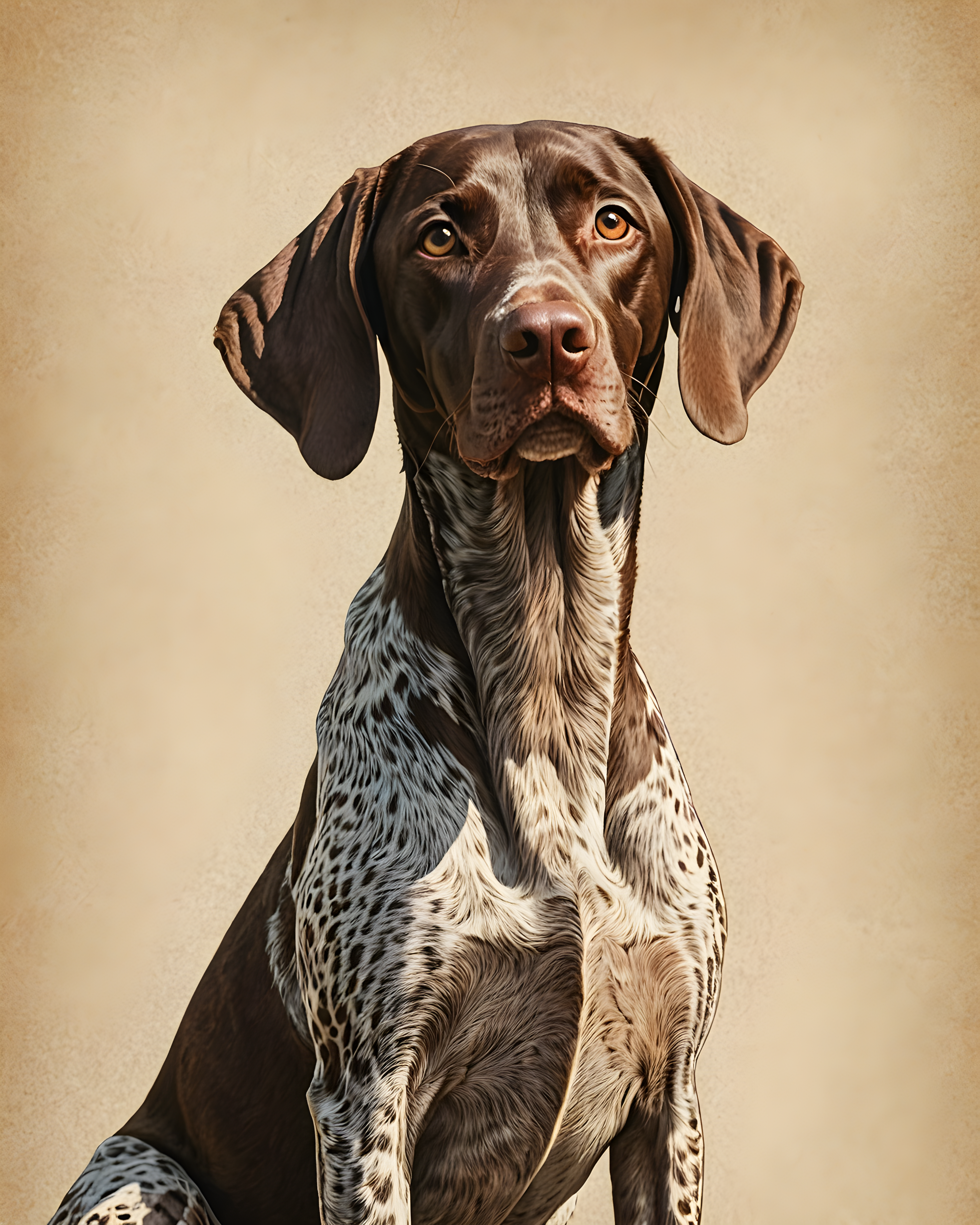German Shorthaired Pointer — Retro (Romantic)