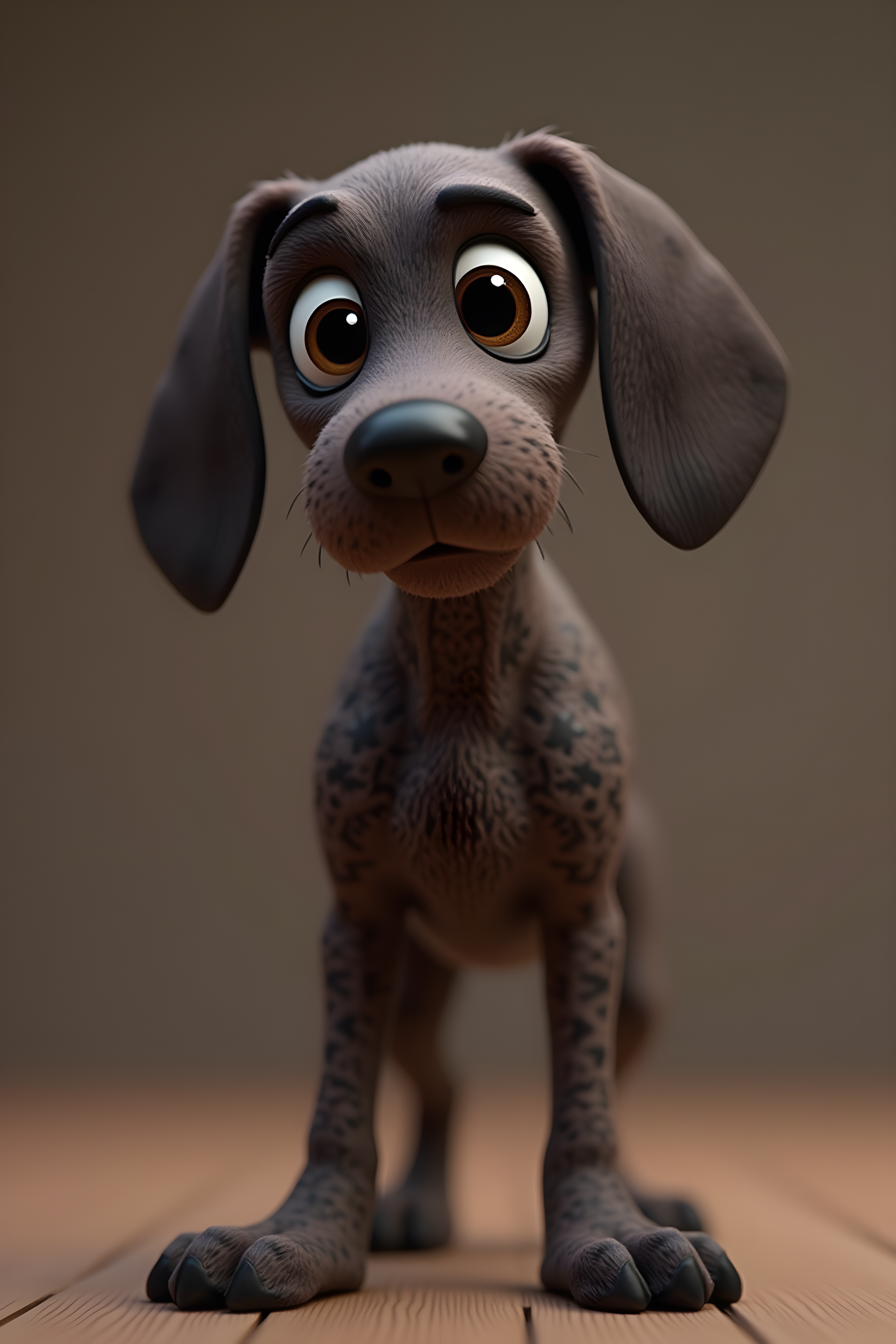 German Shorthaired Pointer — 3D Render (Funny)
