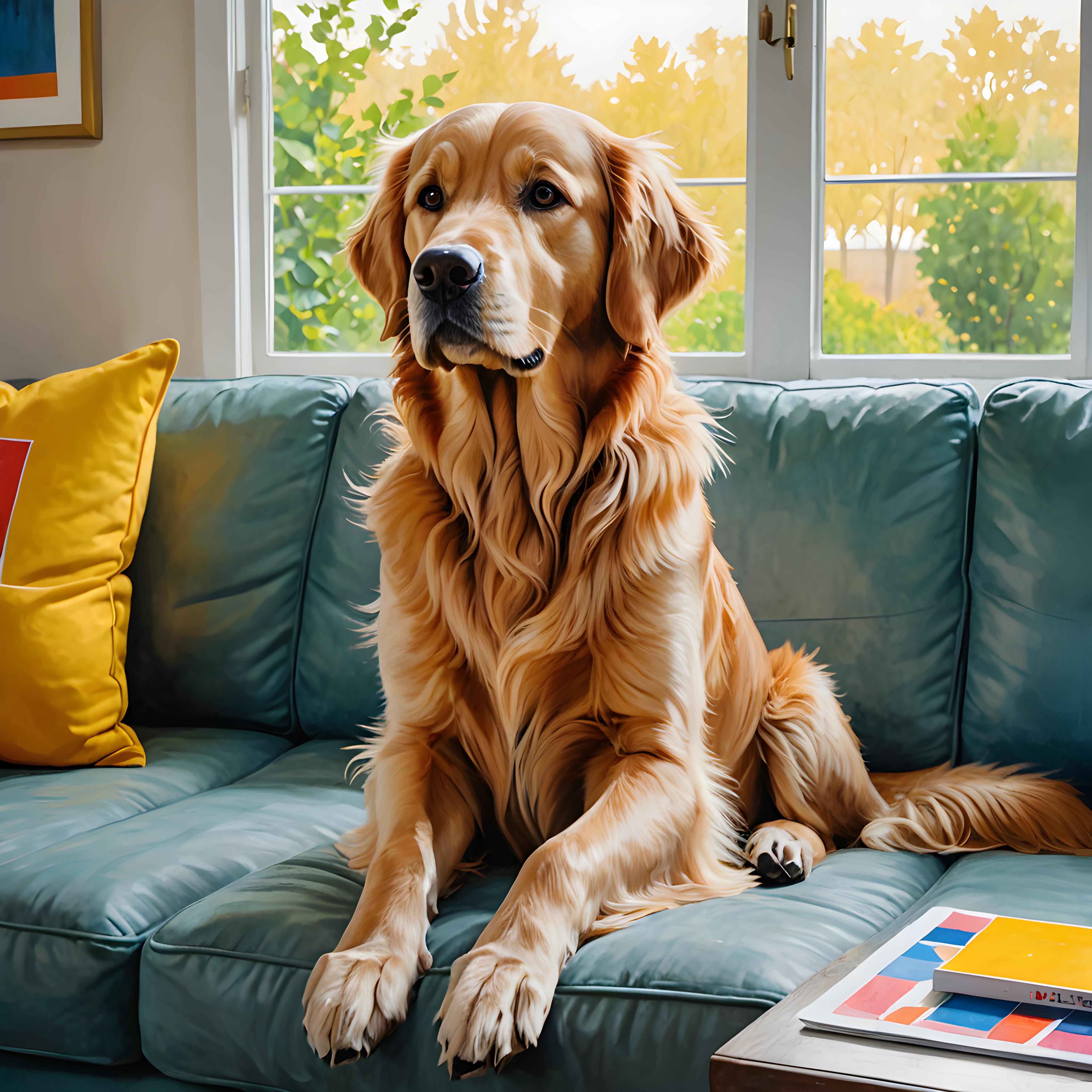 Golden Retriever — Abstract (Lifestyle)