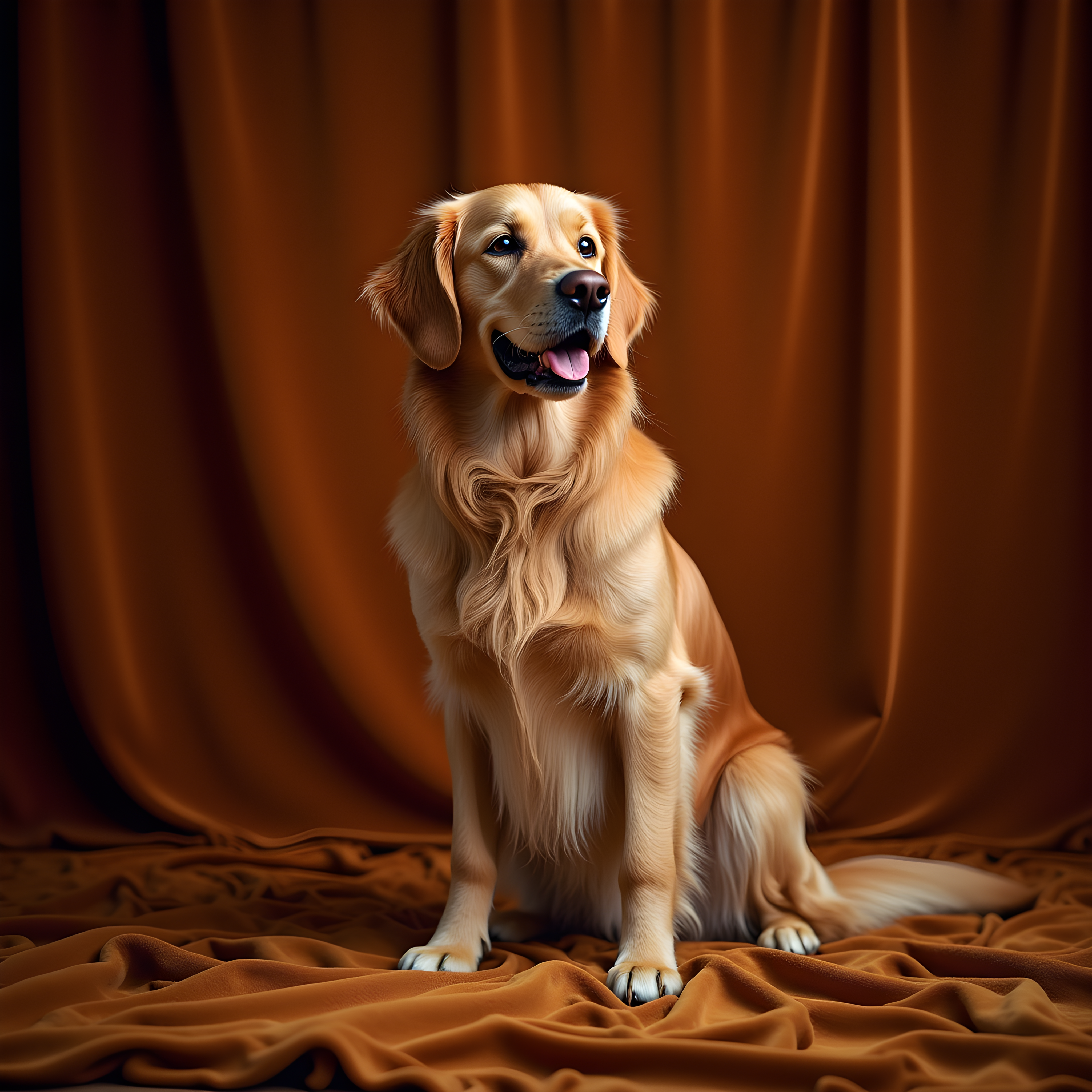 Golden Retriever — Luxury (Romantic)