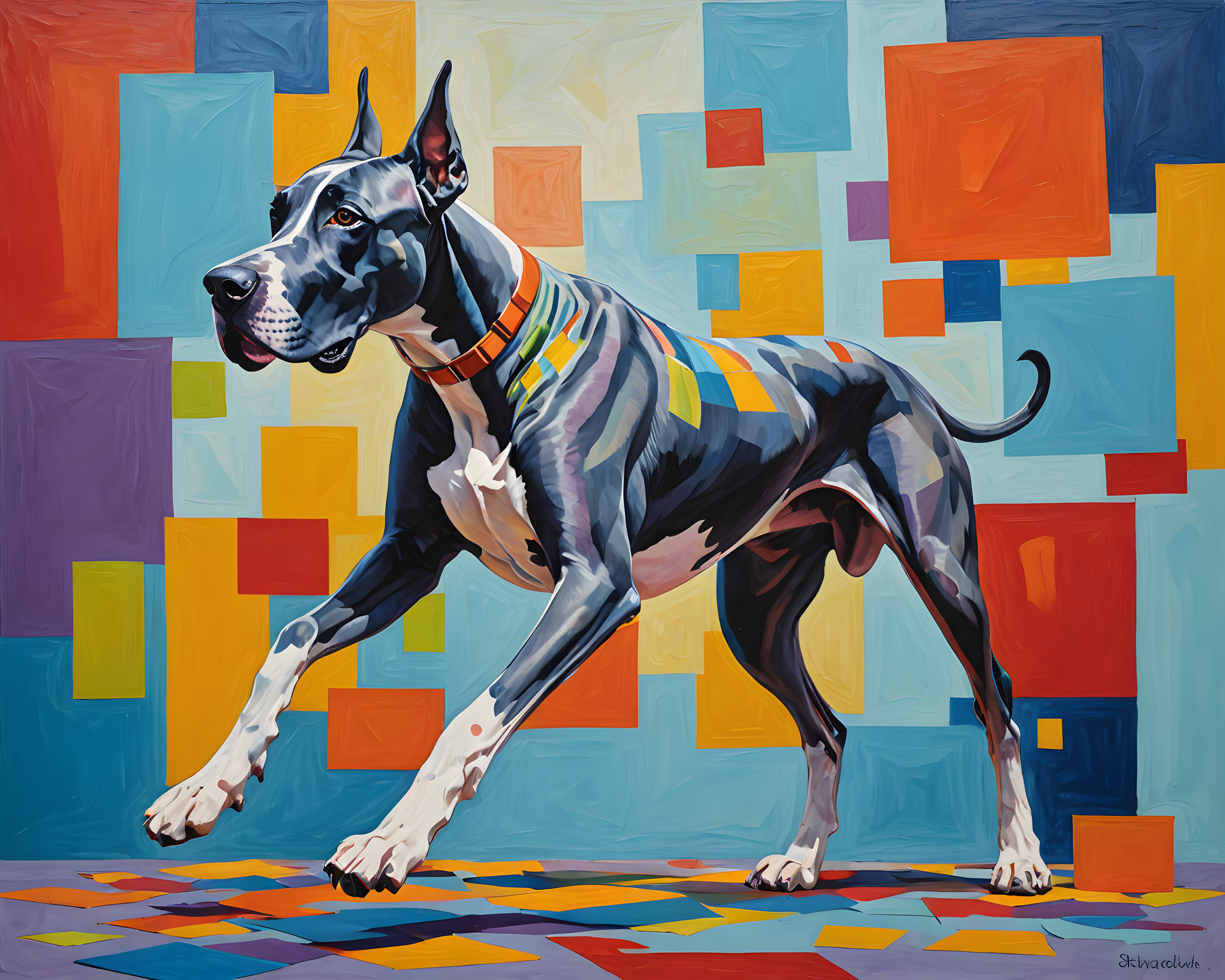 Great Dane — Abstract (Fantasy)
