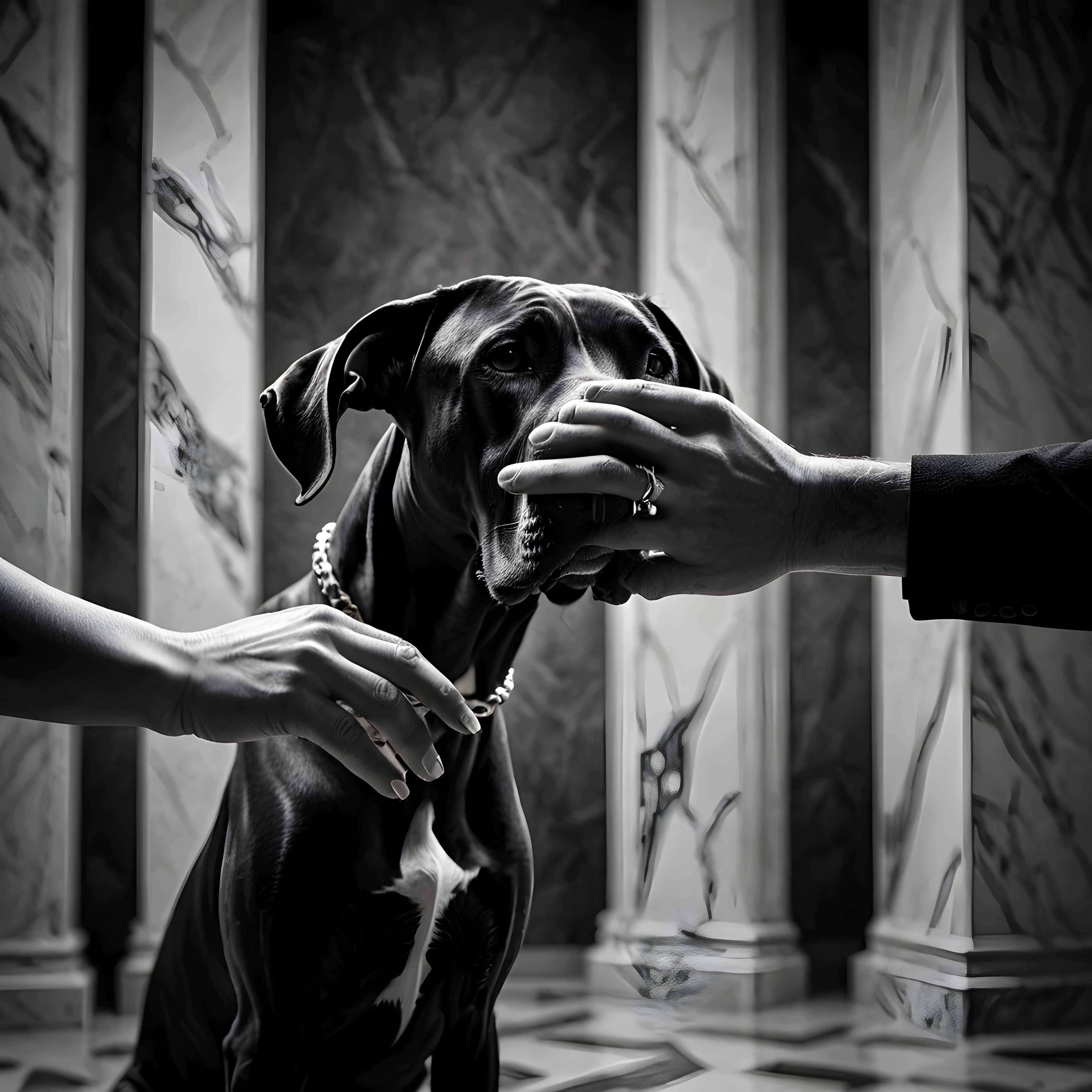 Great Dane — Black & White (Luxury)