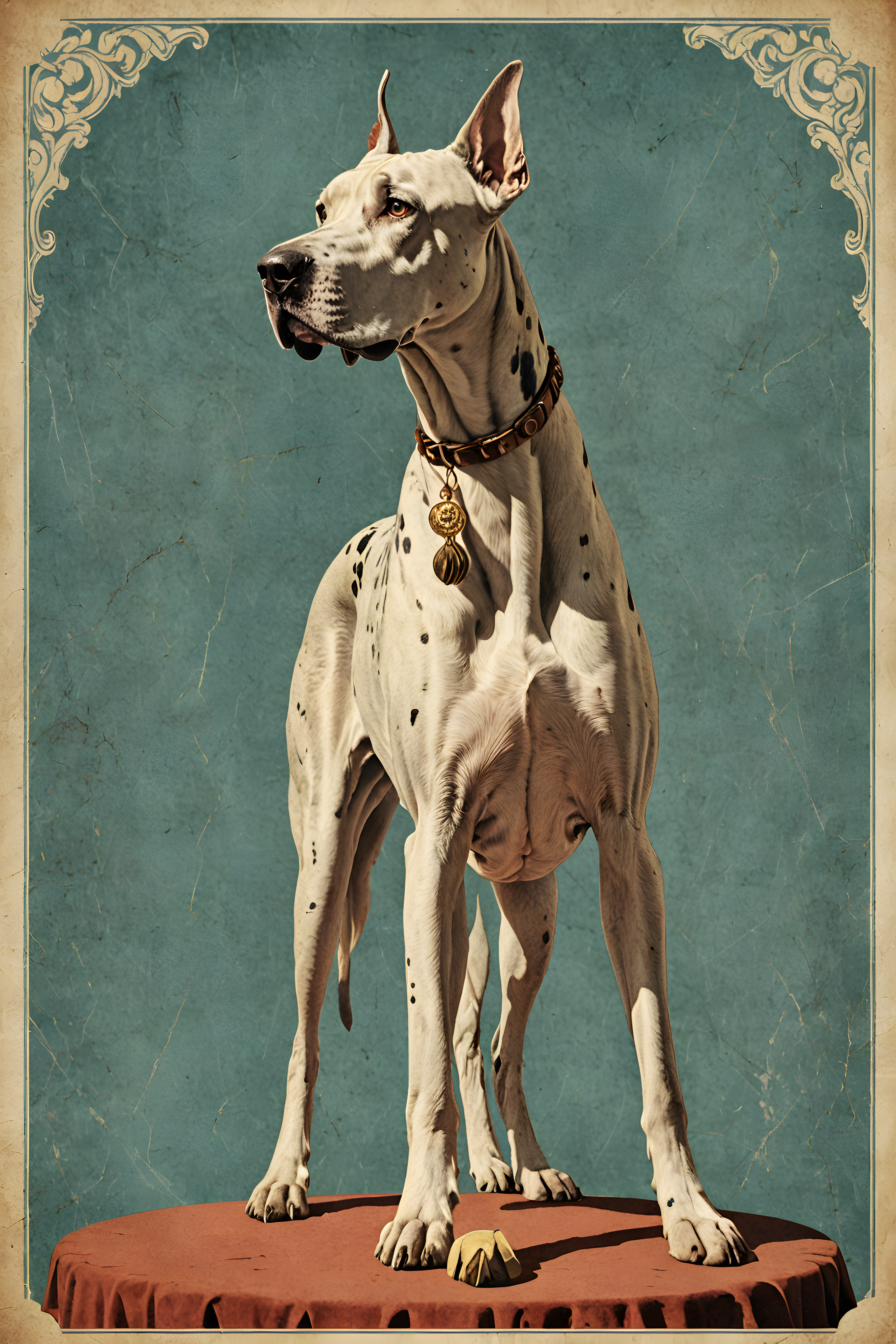 Great Dane — Vintage Poster (Luxury)