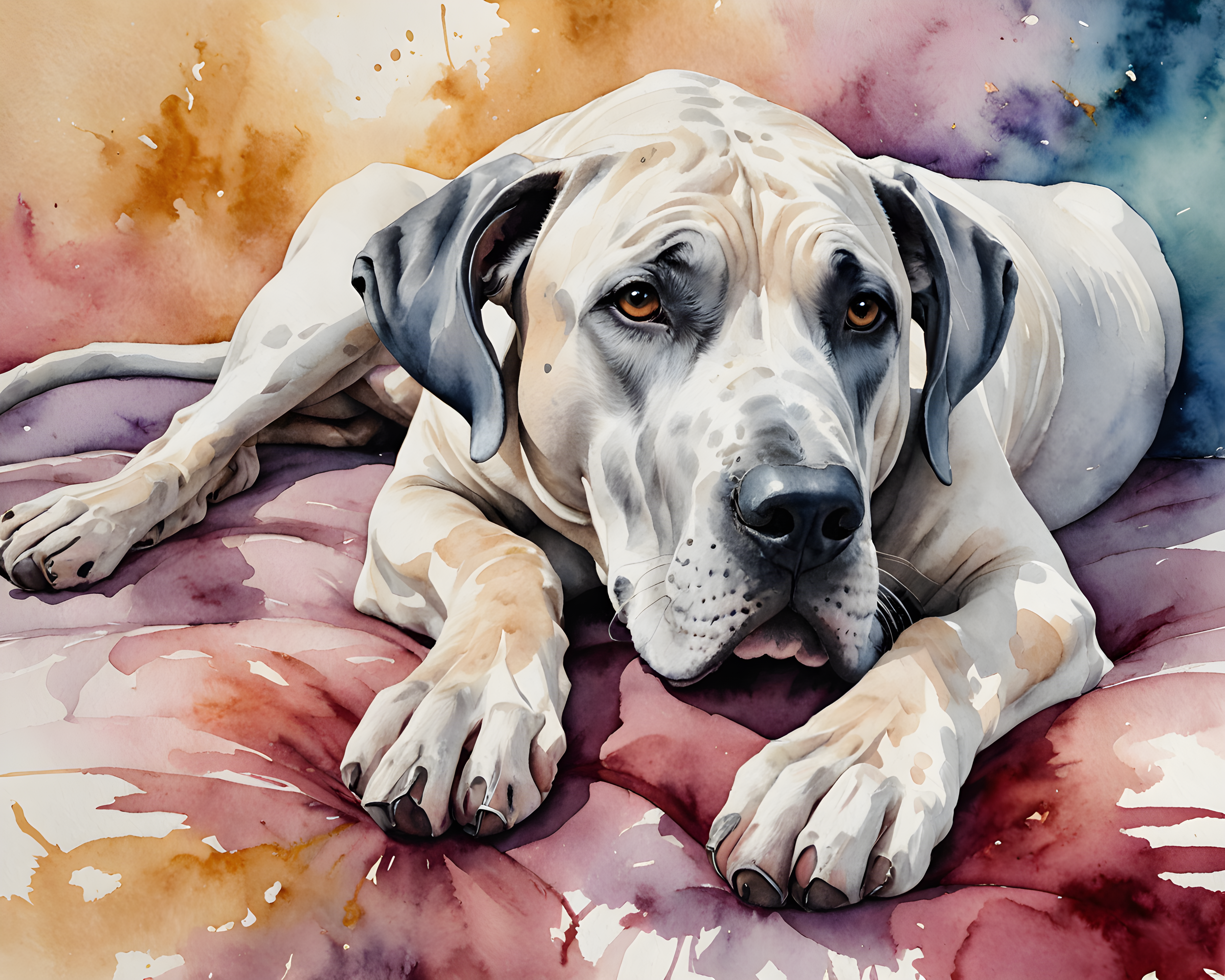 Great Dane — Watercolor (Luxury)