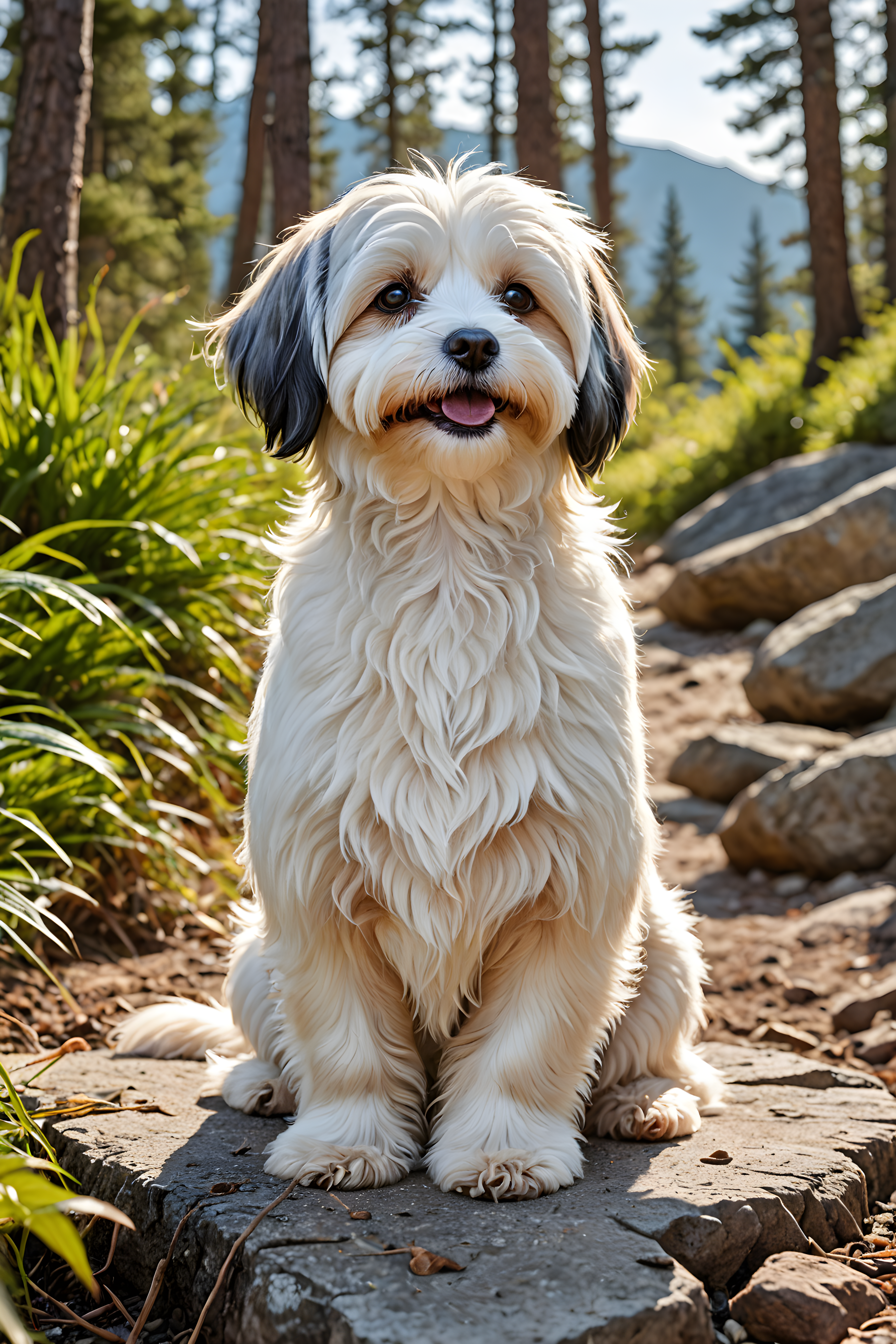 Havanese — Line Art (Energetic)