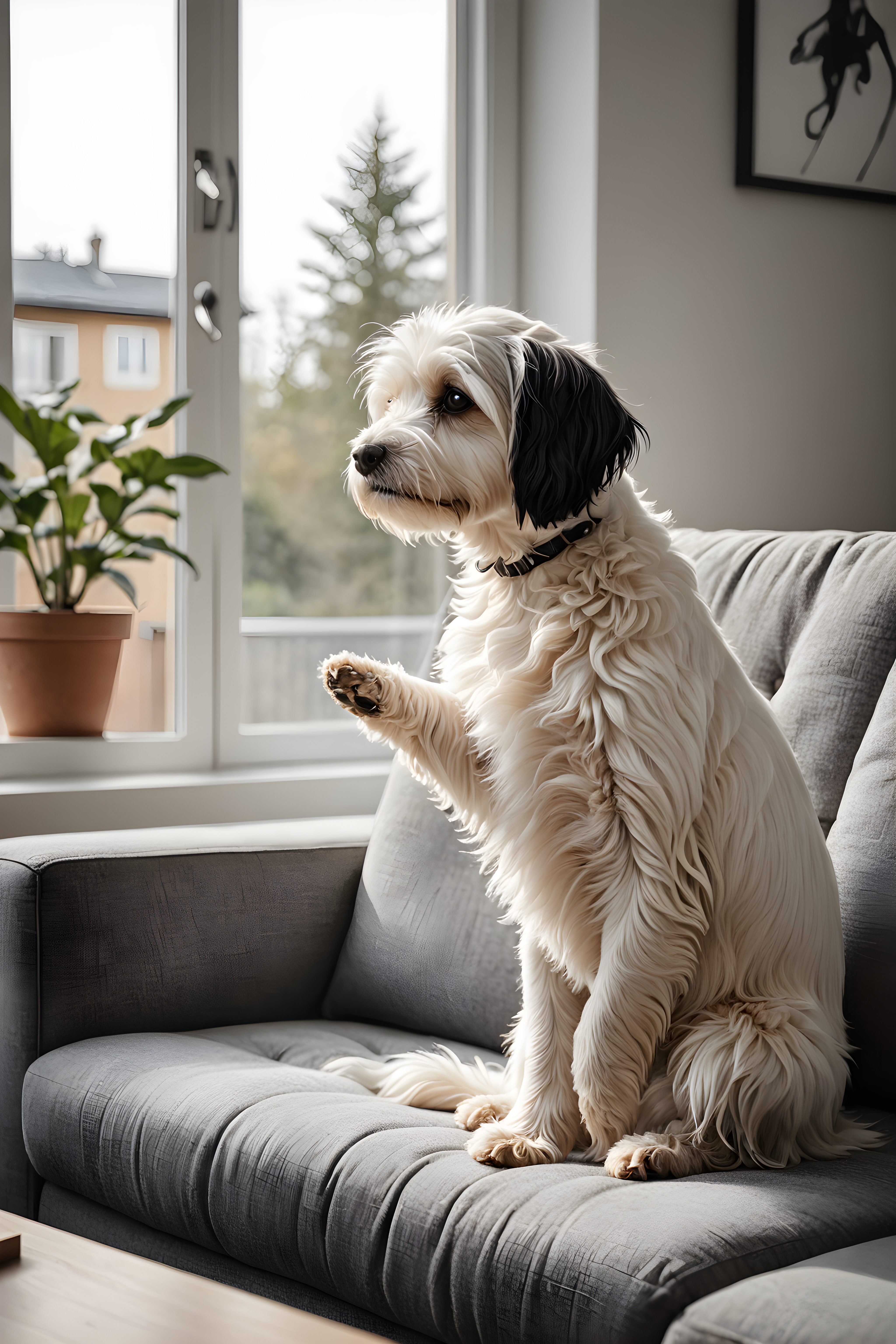 Havanese — Minimalist Line Art (Lifestyle)