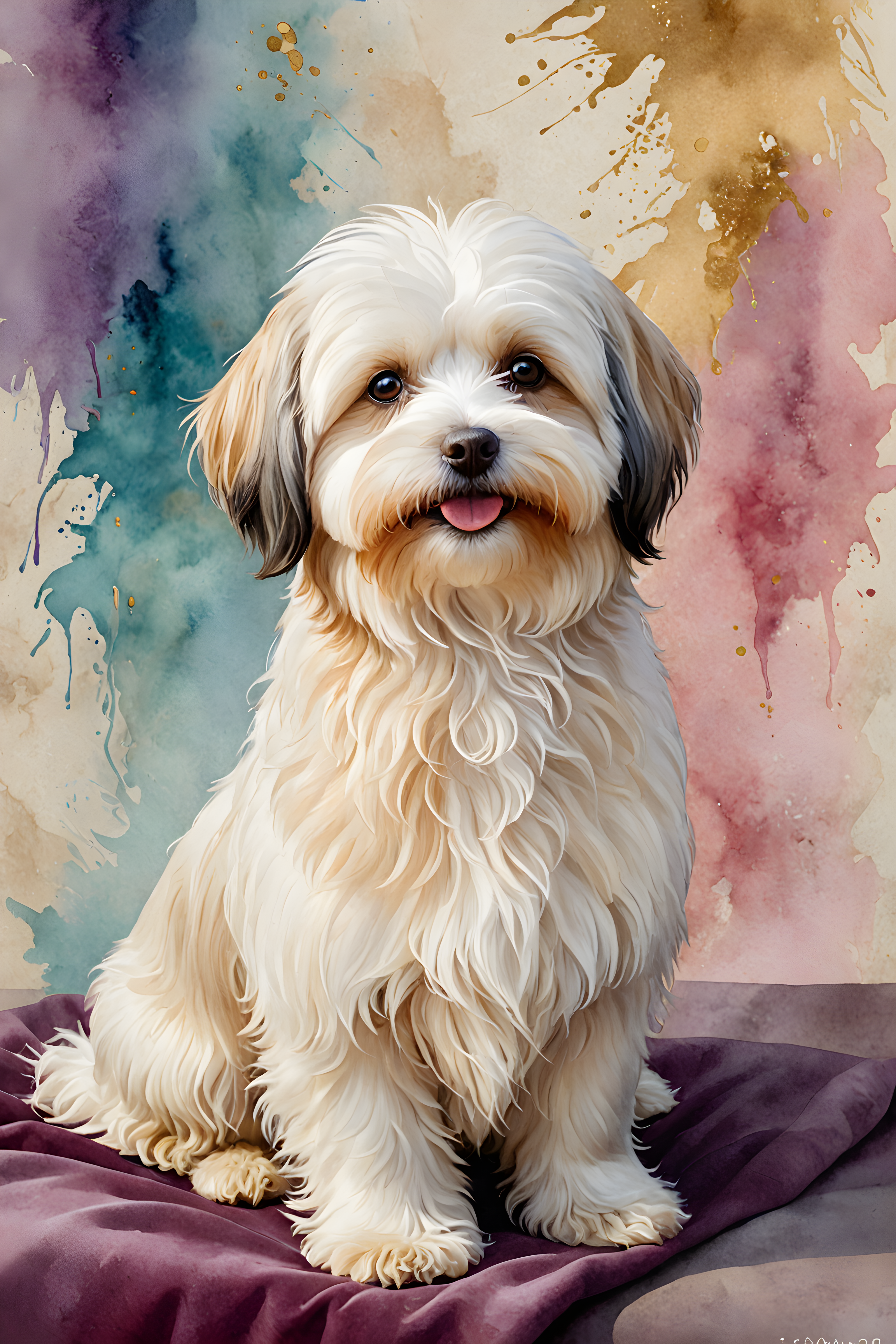 Havanese — Watercolor (Luxury)