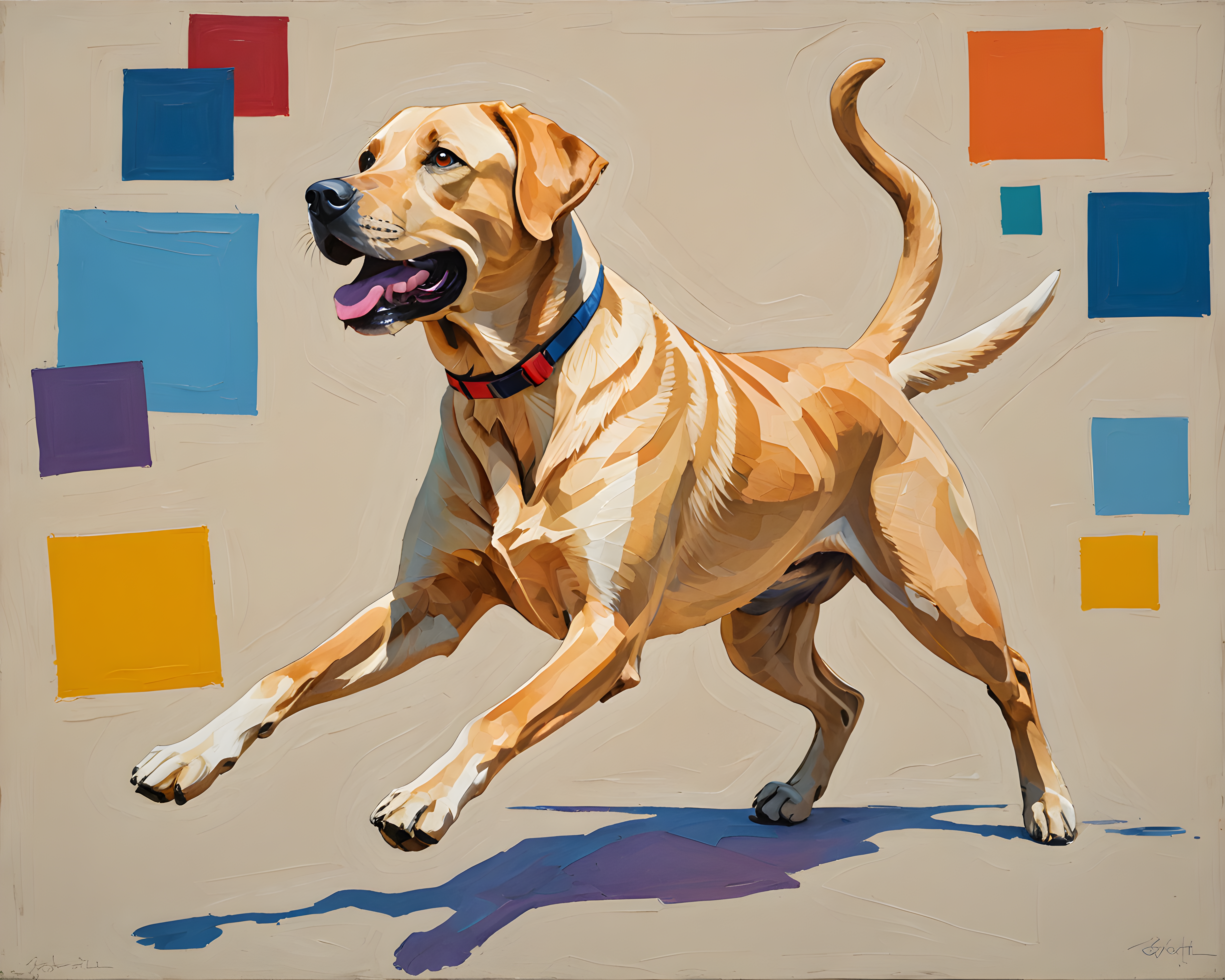 Labrador Retriever — Abstract (Emotional)