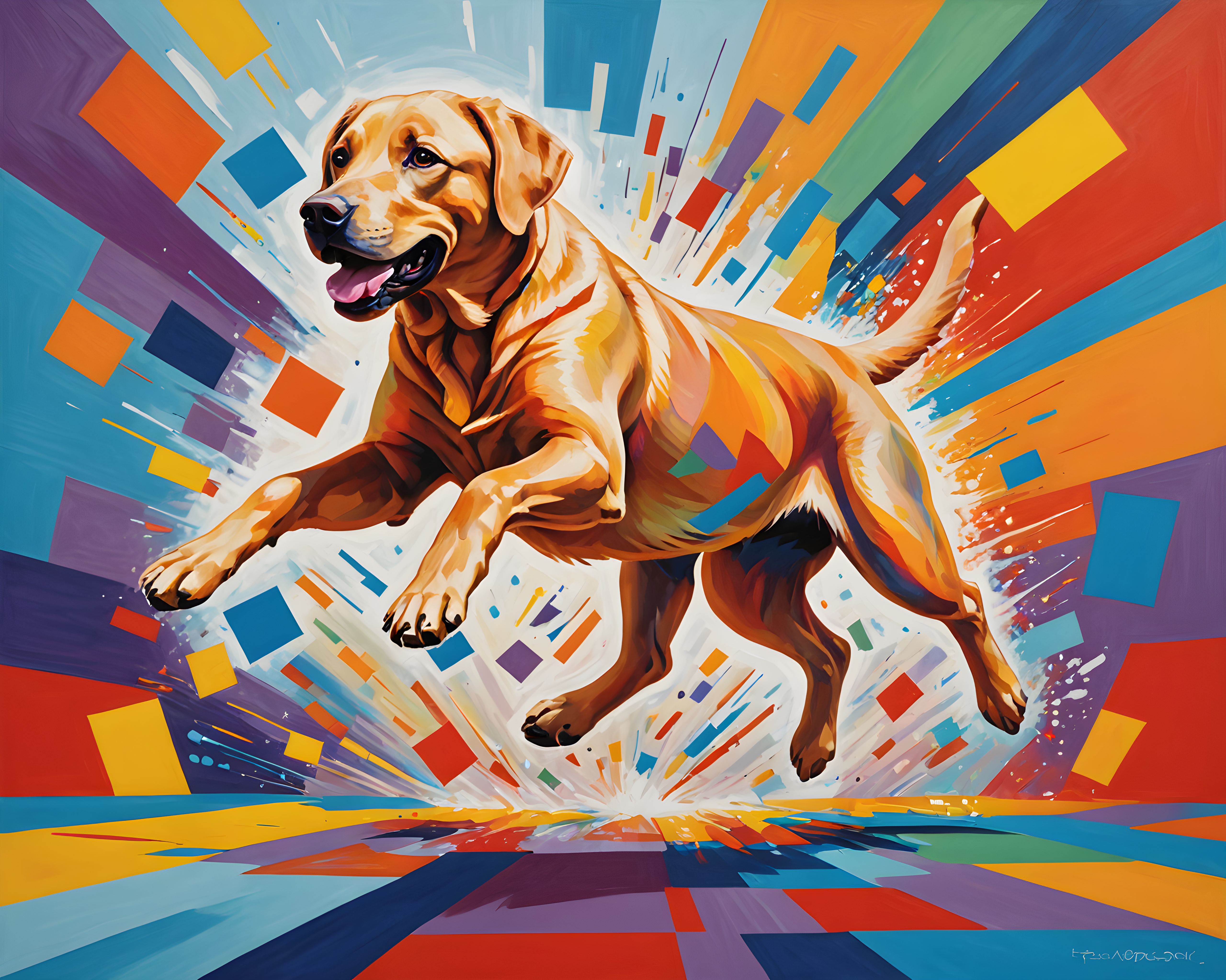 Labrador Retriever — Abstract (Fantasy)