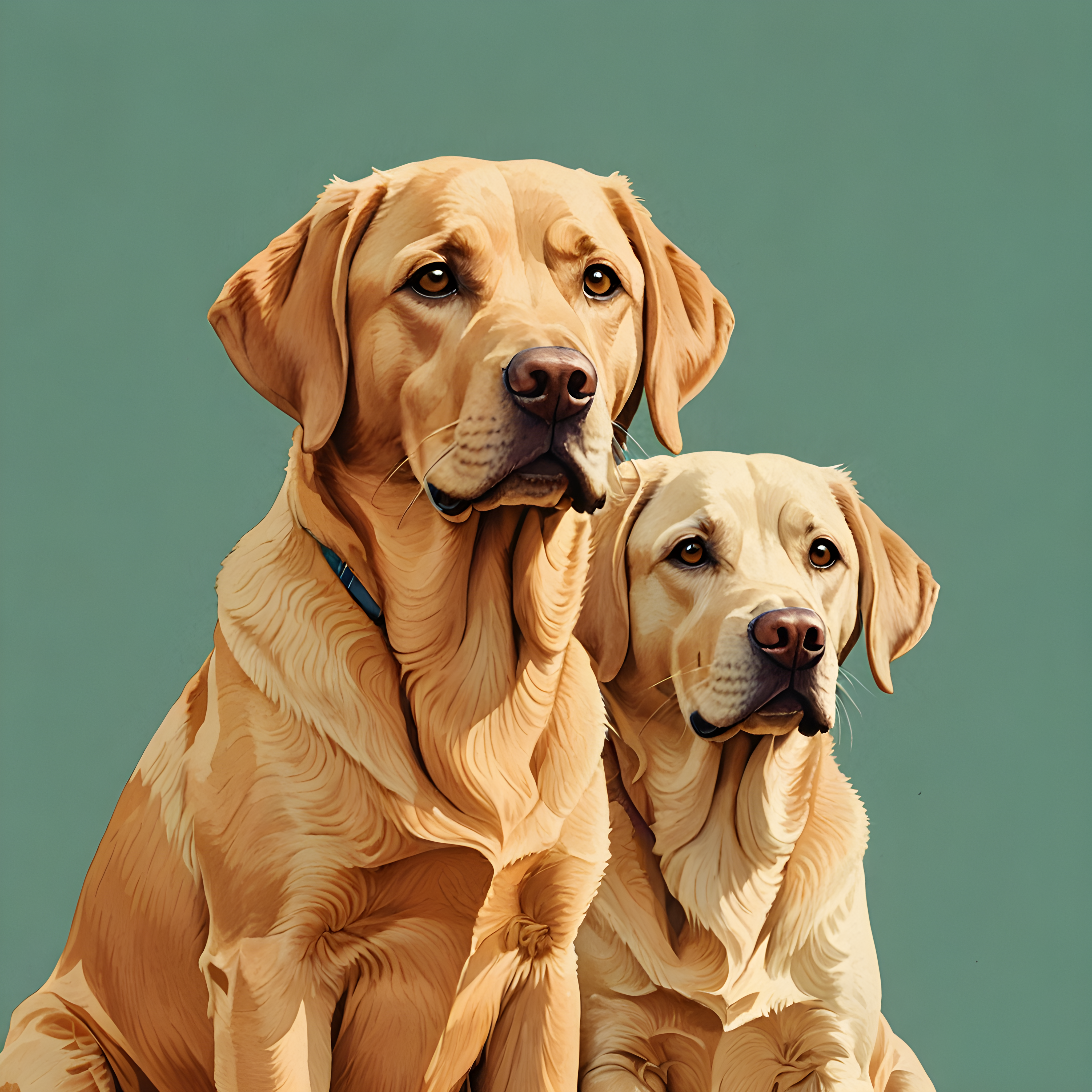 Labrador Retriever — Retro (Aesthetic)