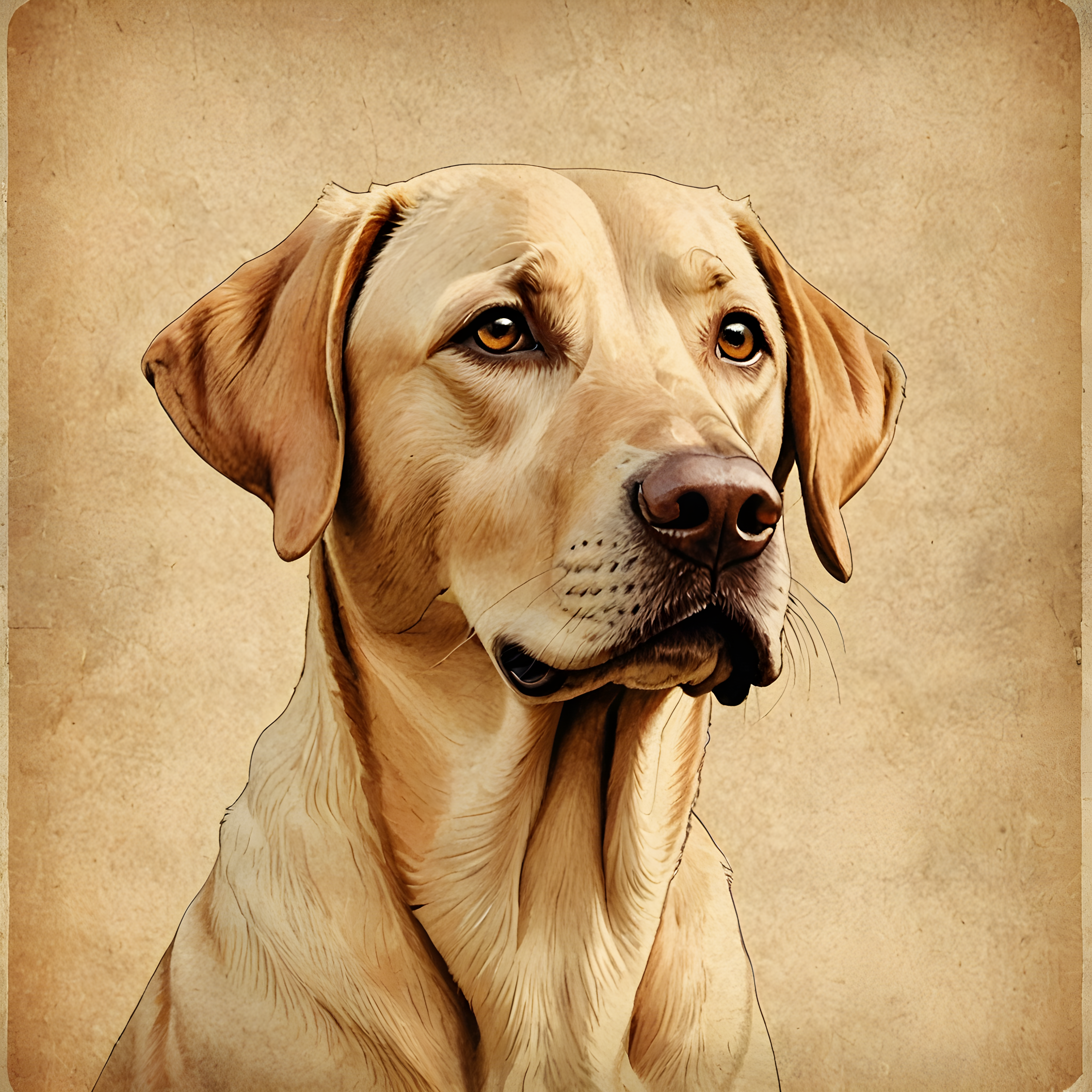 Labrador Retriever — Vintage Poster (Savage)