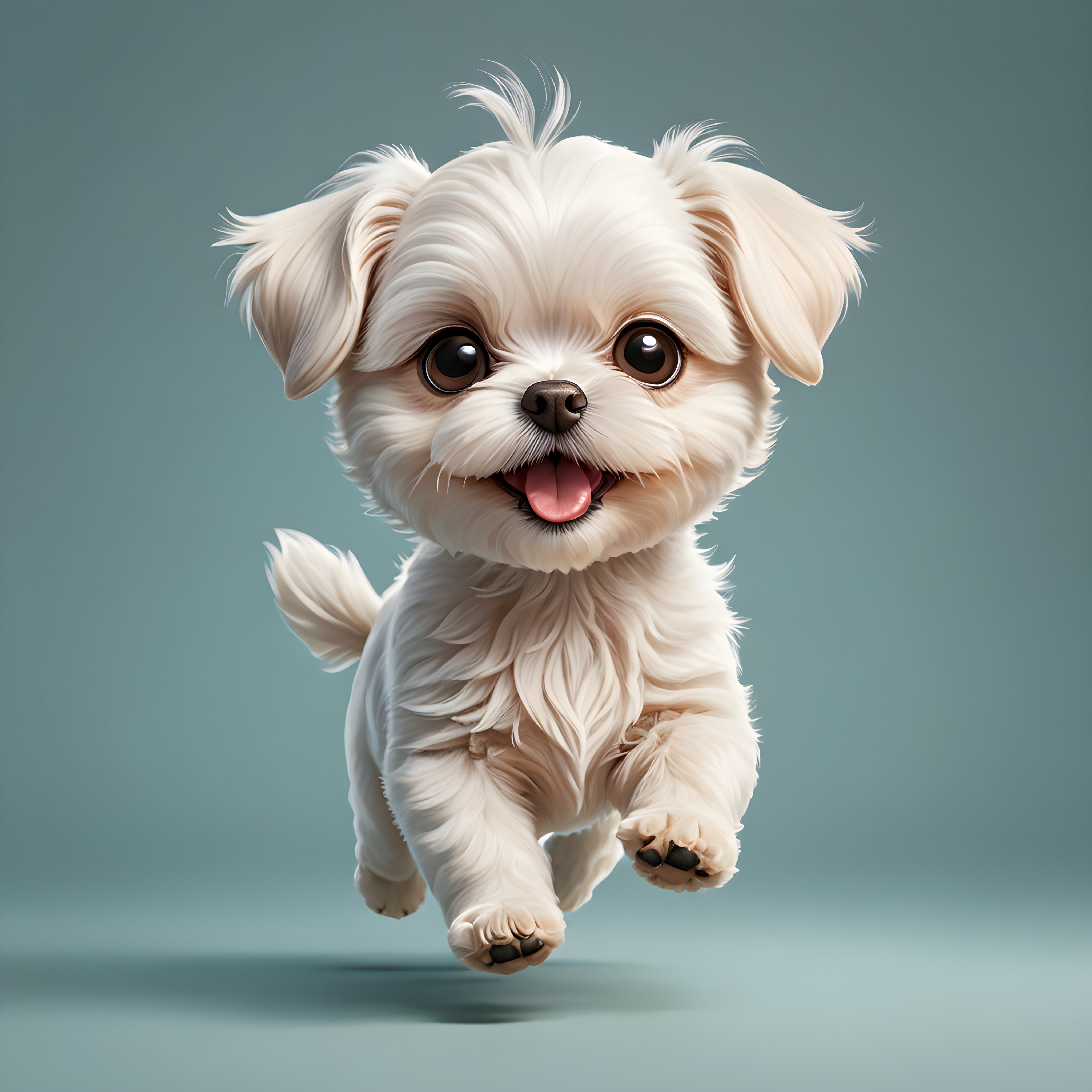 Maltese — Cartoon / Kawaii (Emotional)