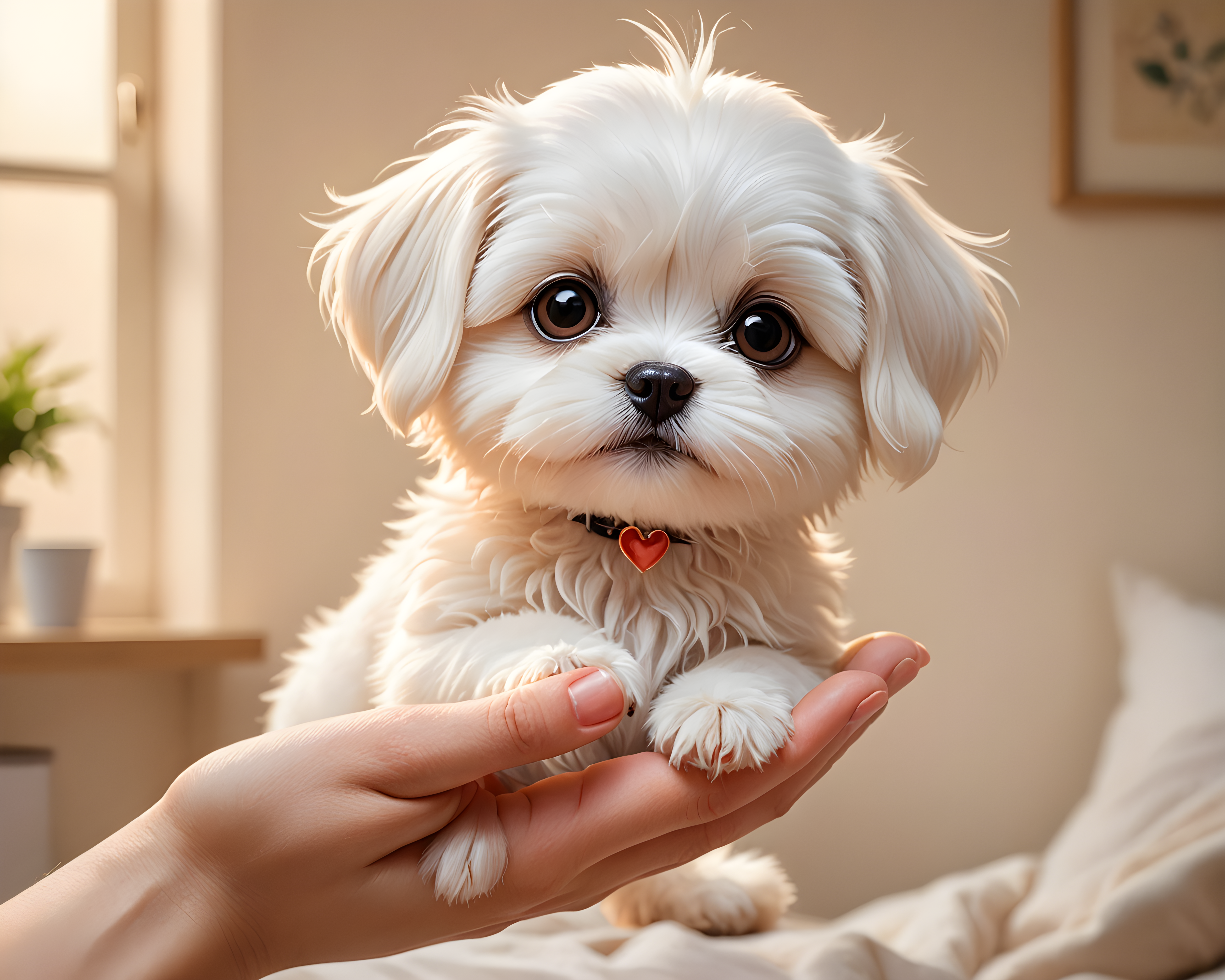 Maltese — Cartoon / Kawaii (Romantic)