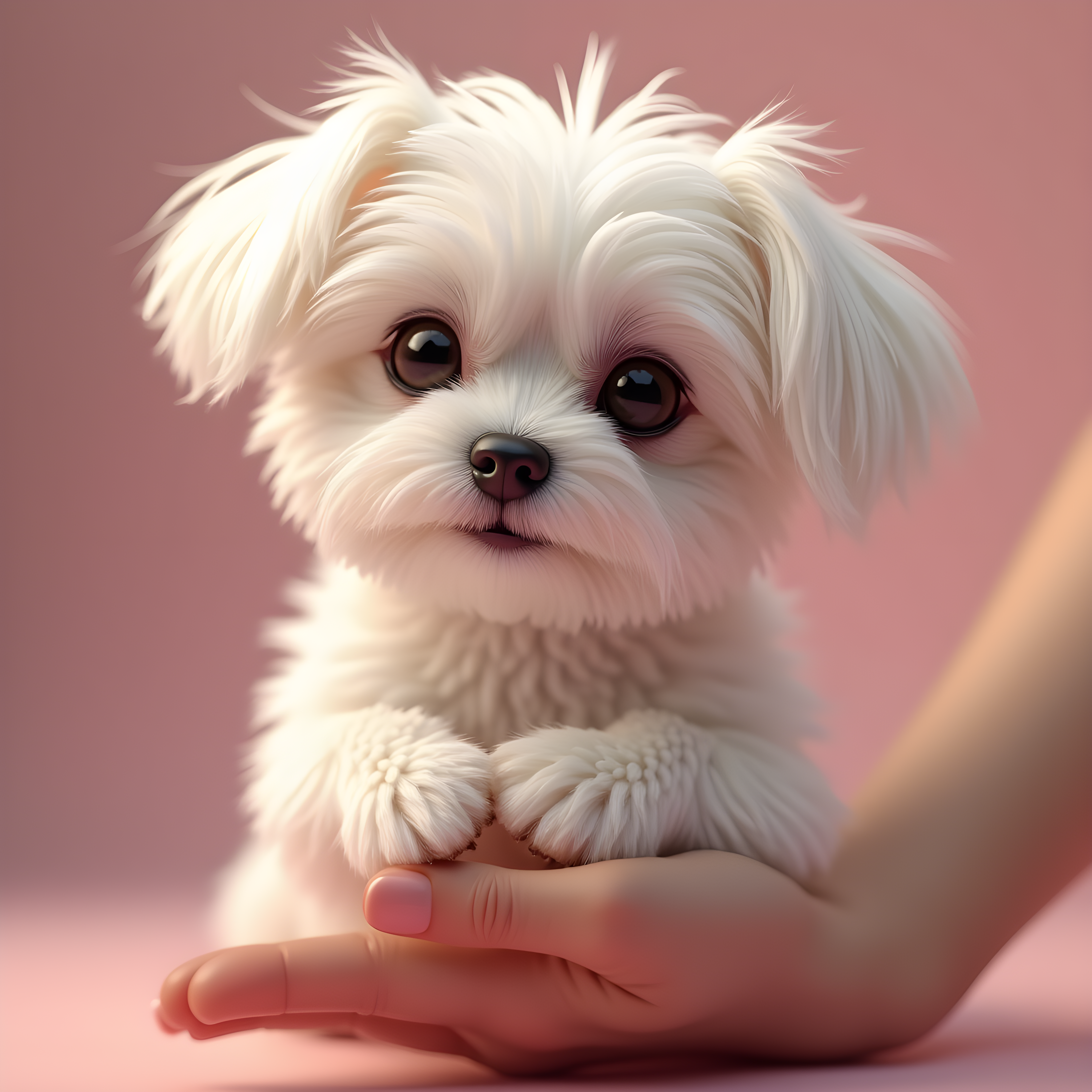 Maltese — Hyper-Realistic (Cute)