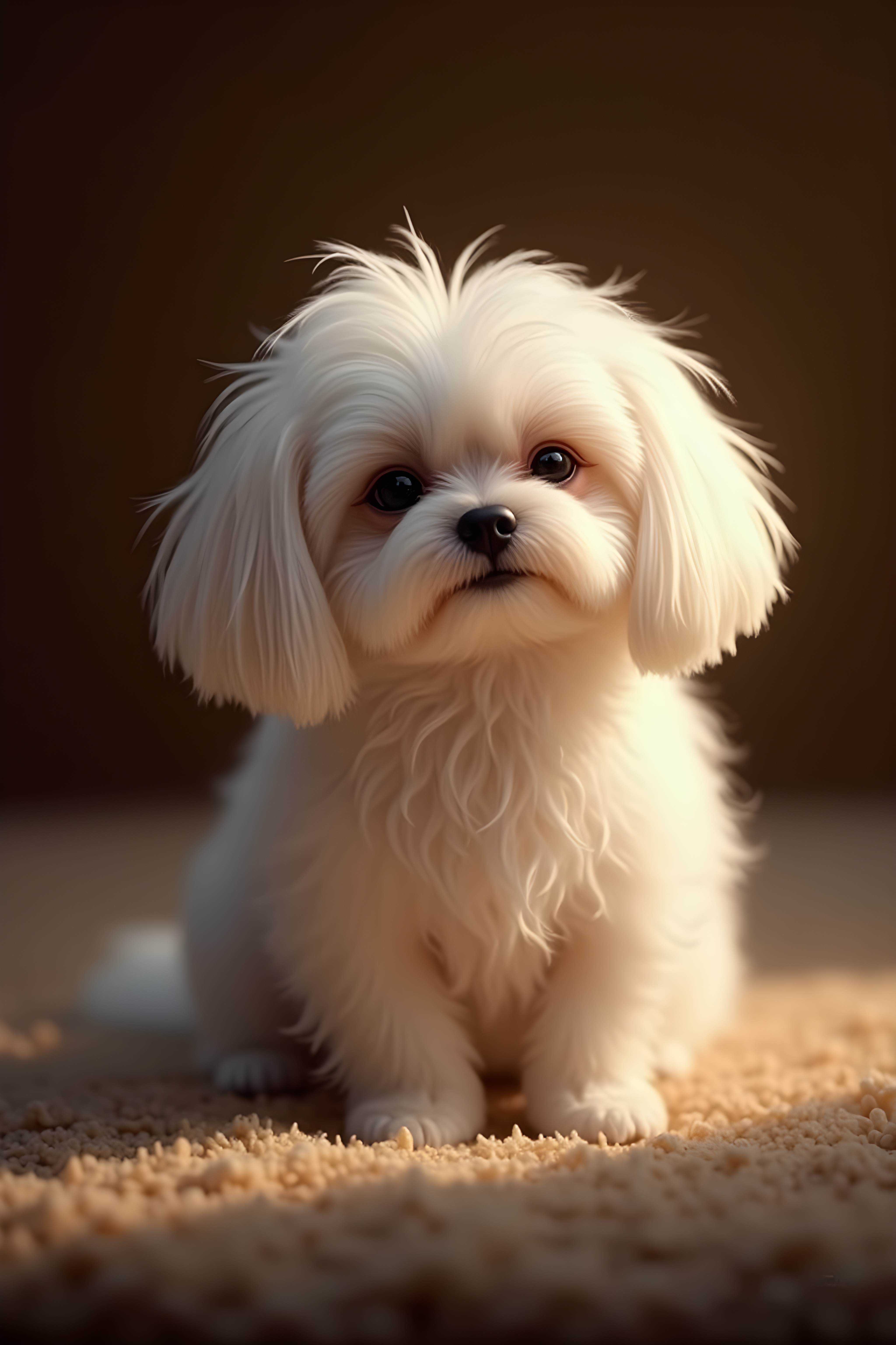 Maltese — Hyper-Realistic (Sleepy)