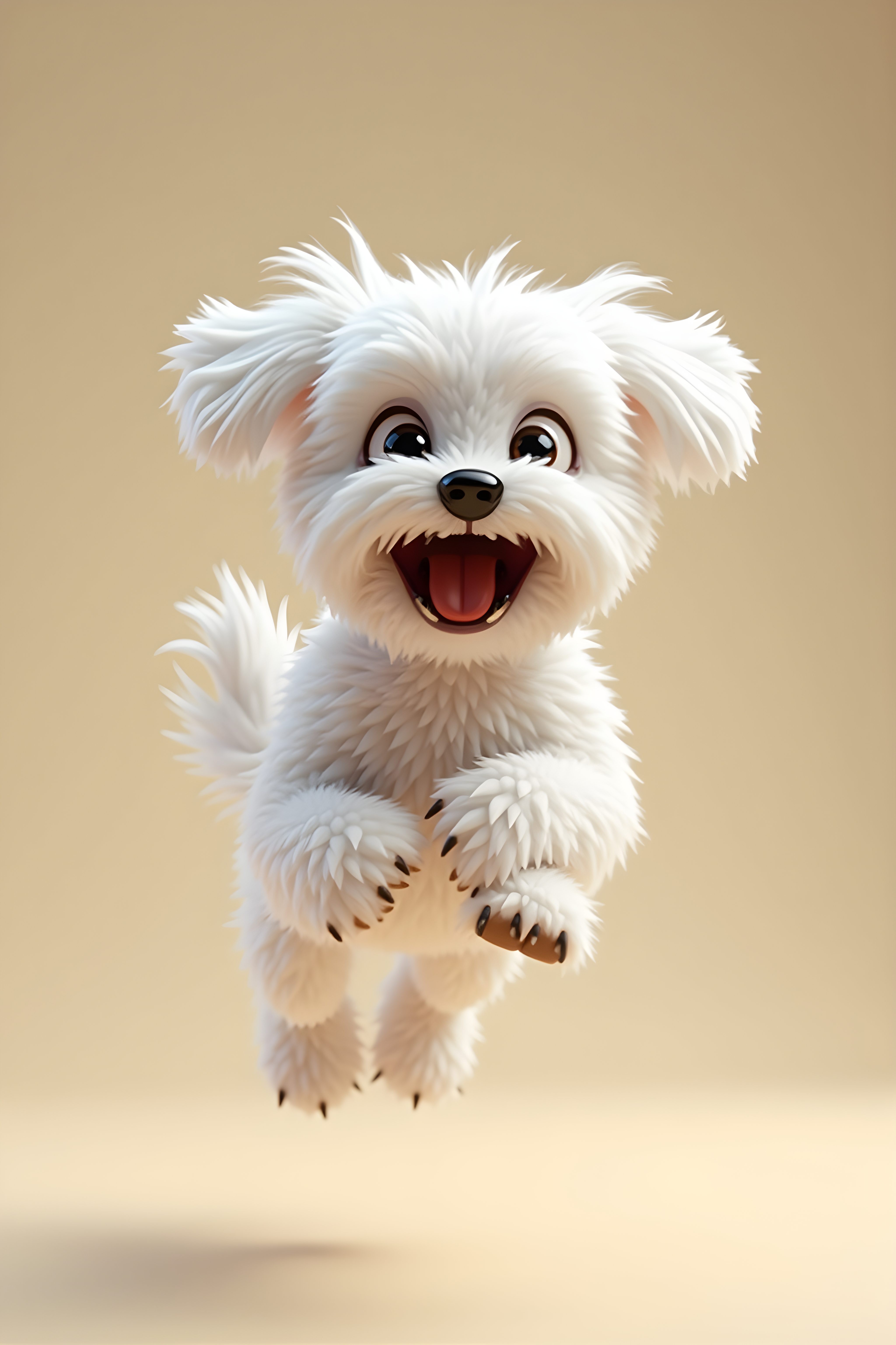 Maltese — 3D Render (Funny)
