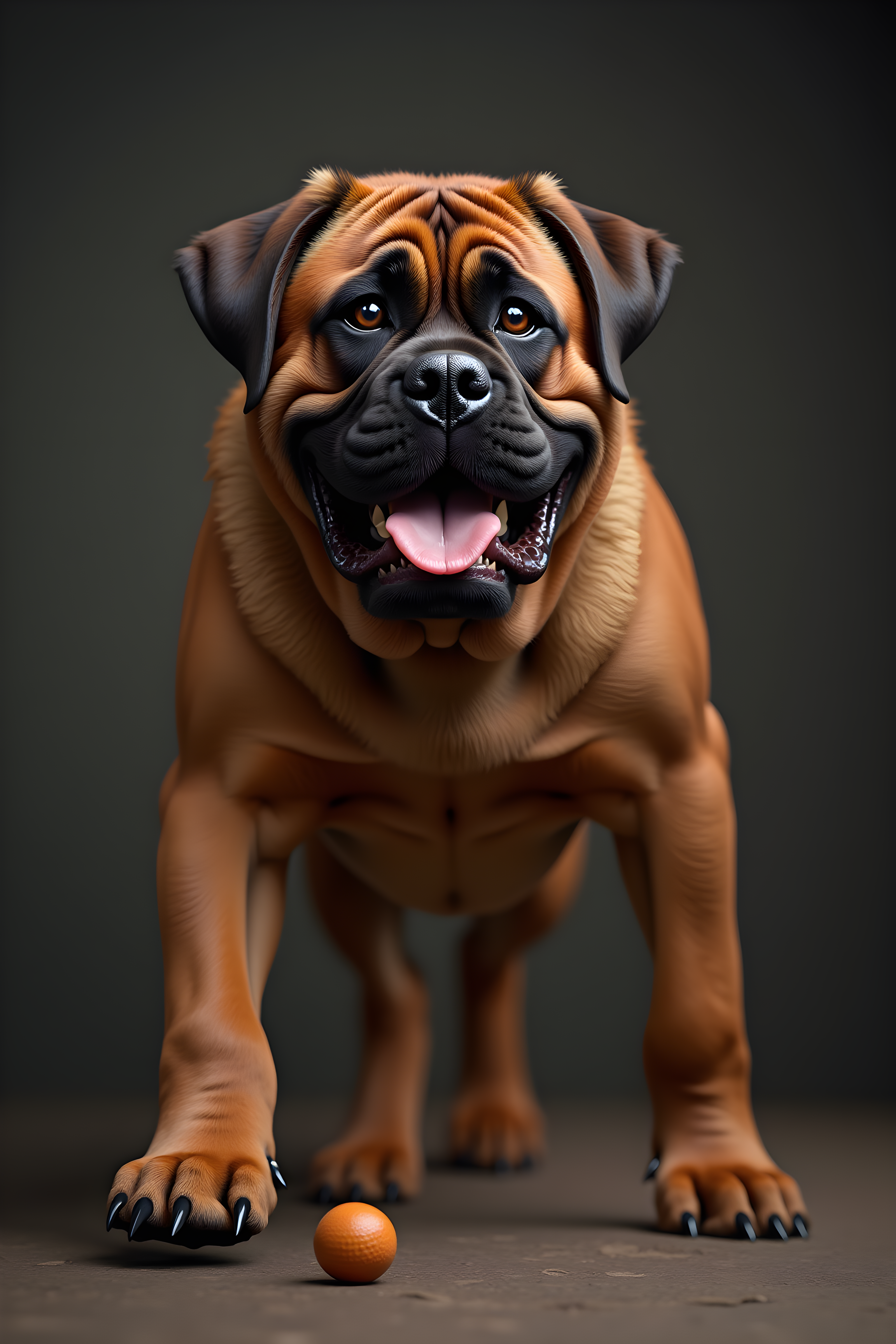 Mastiff — Hyper-Realistic (Playful)