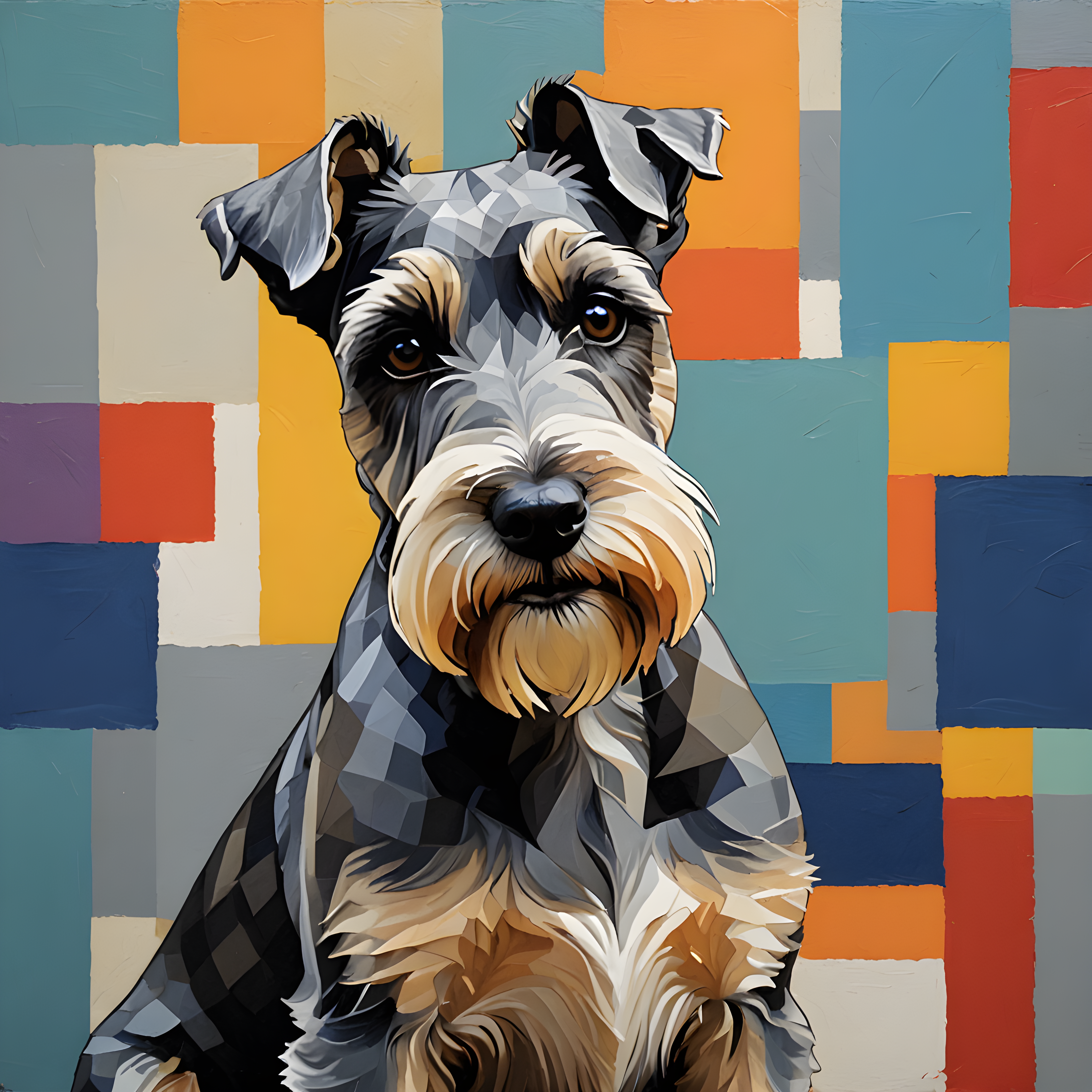 Miniature Schnauzer — Abstract (Emotional)