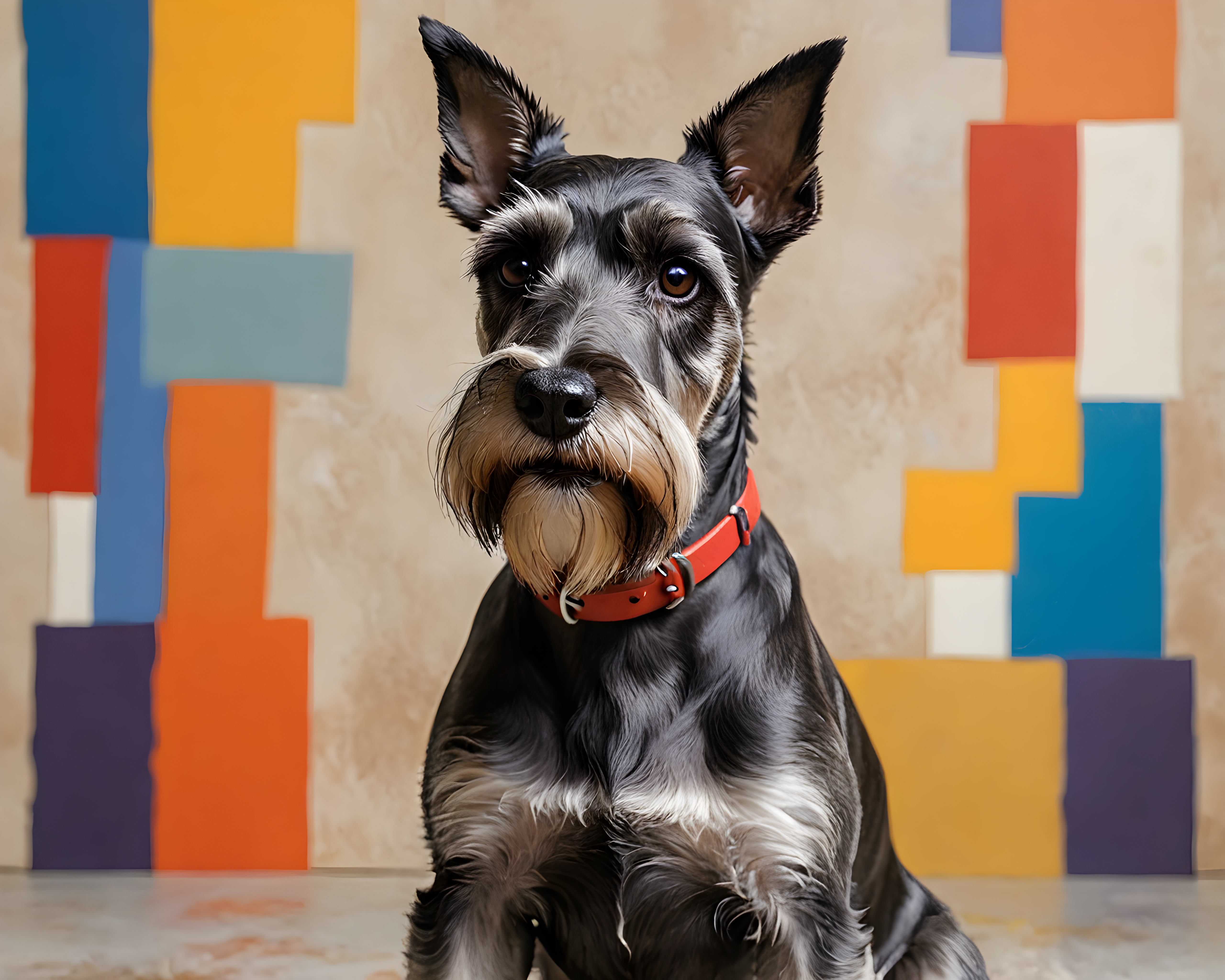 Miniature Schnauzer — Abstract (Motivational)