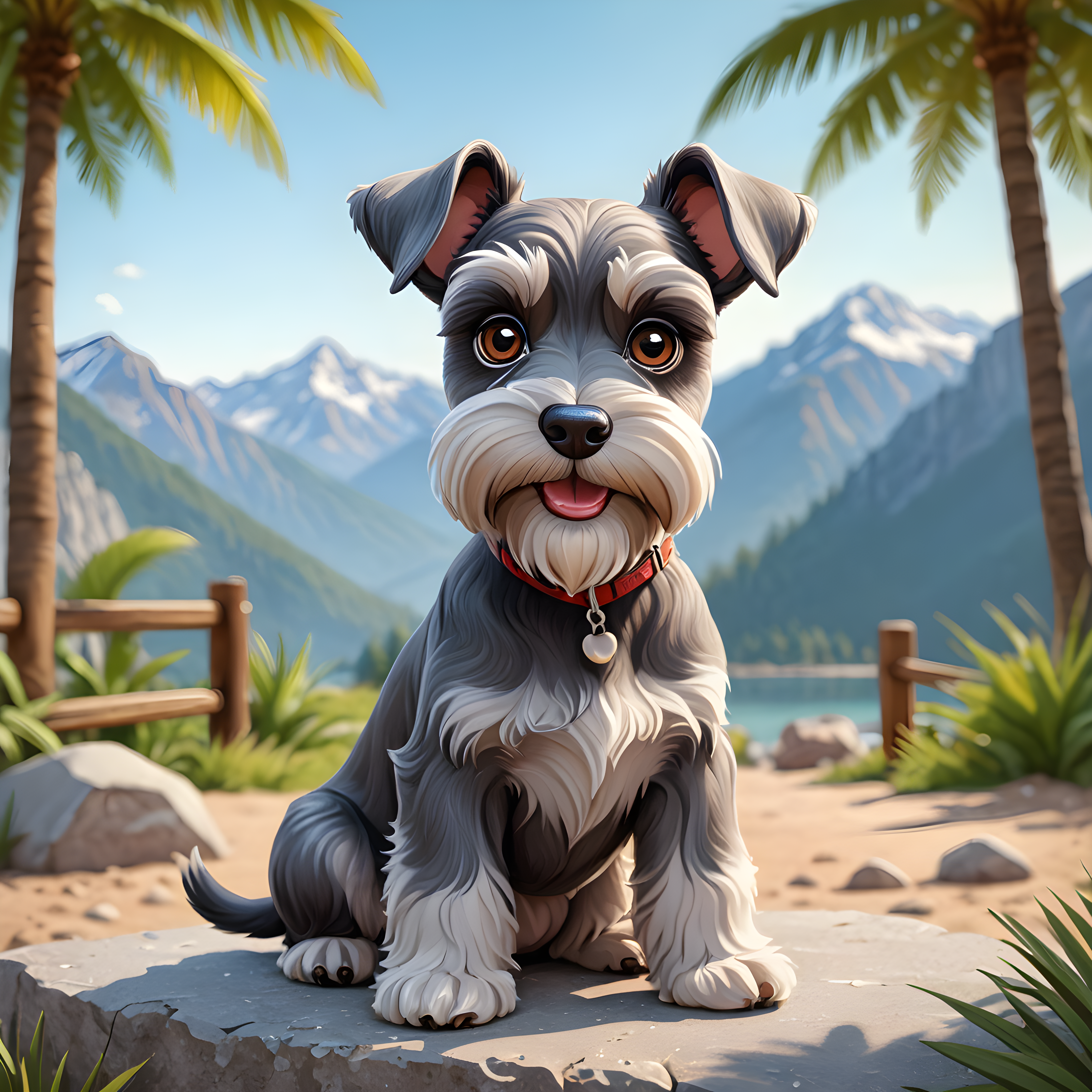 Miniature Schnauzer — Cartoon / Kawaii (Savage)