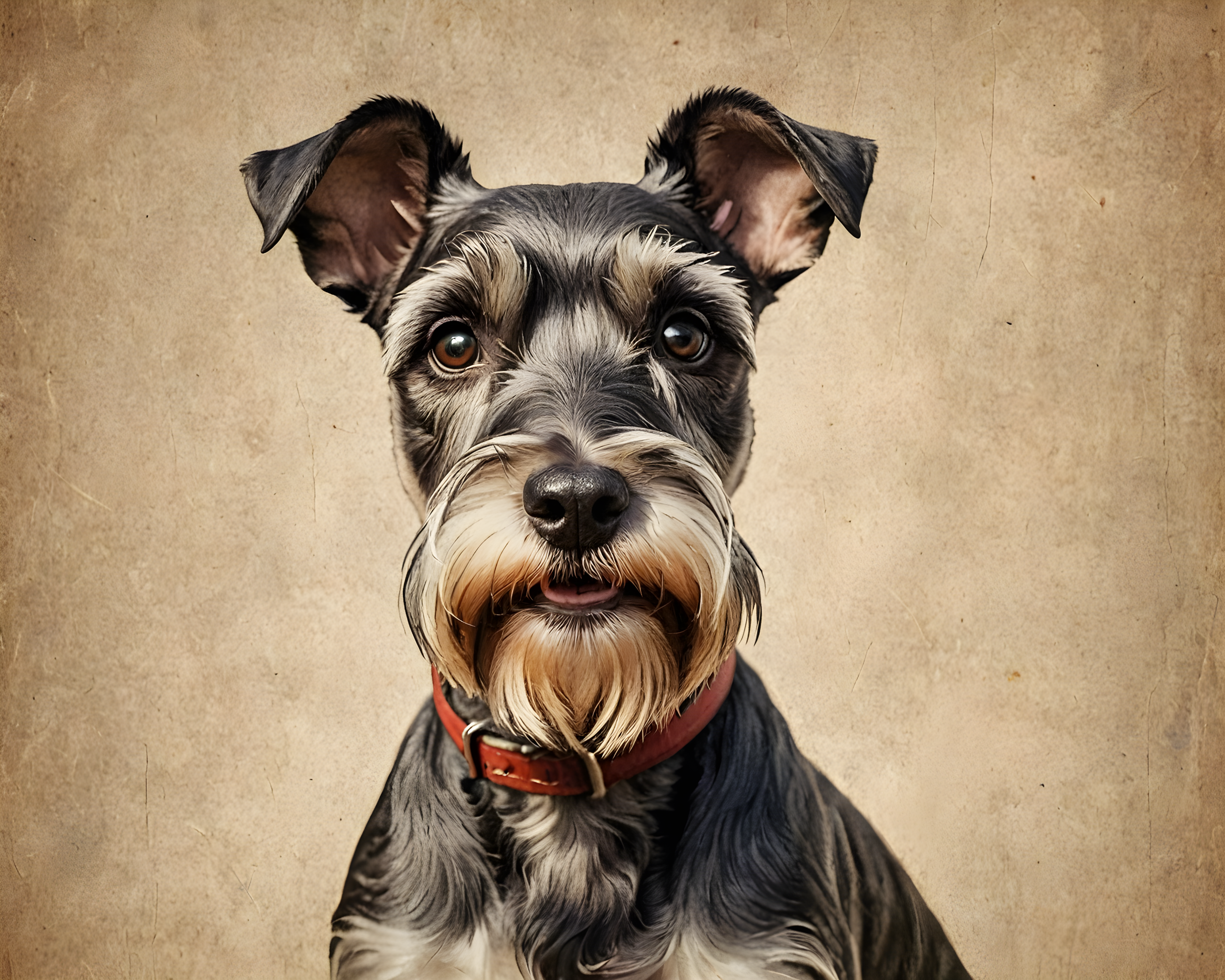 Miniature Schnauzer — Vintage Poster (Aesthetic)