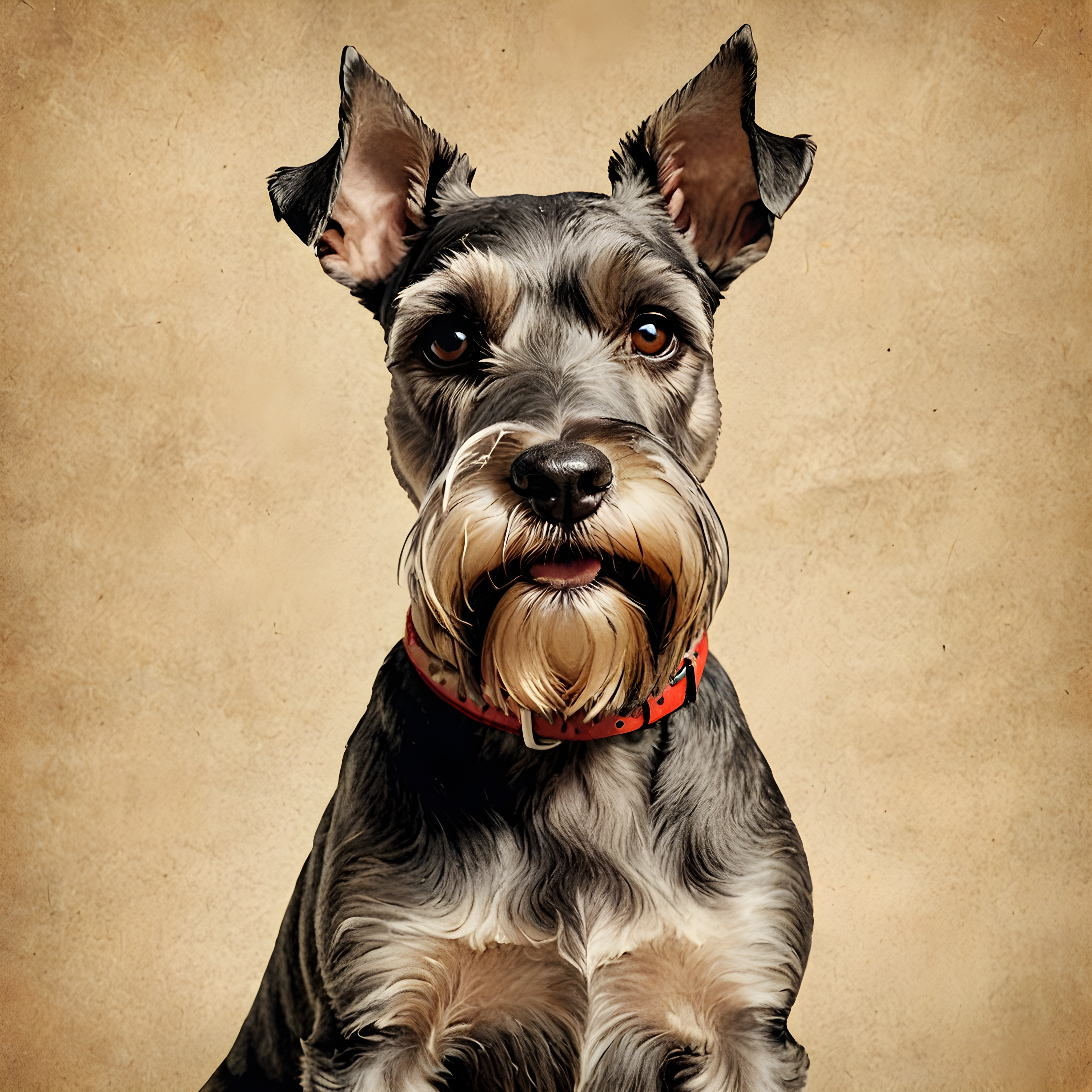 Miniature Schnauzer — Vintage Poster (Savage)