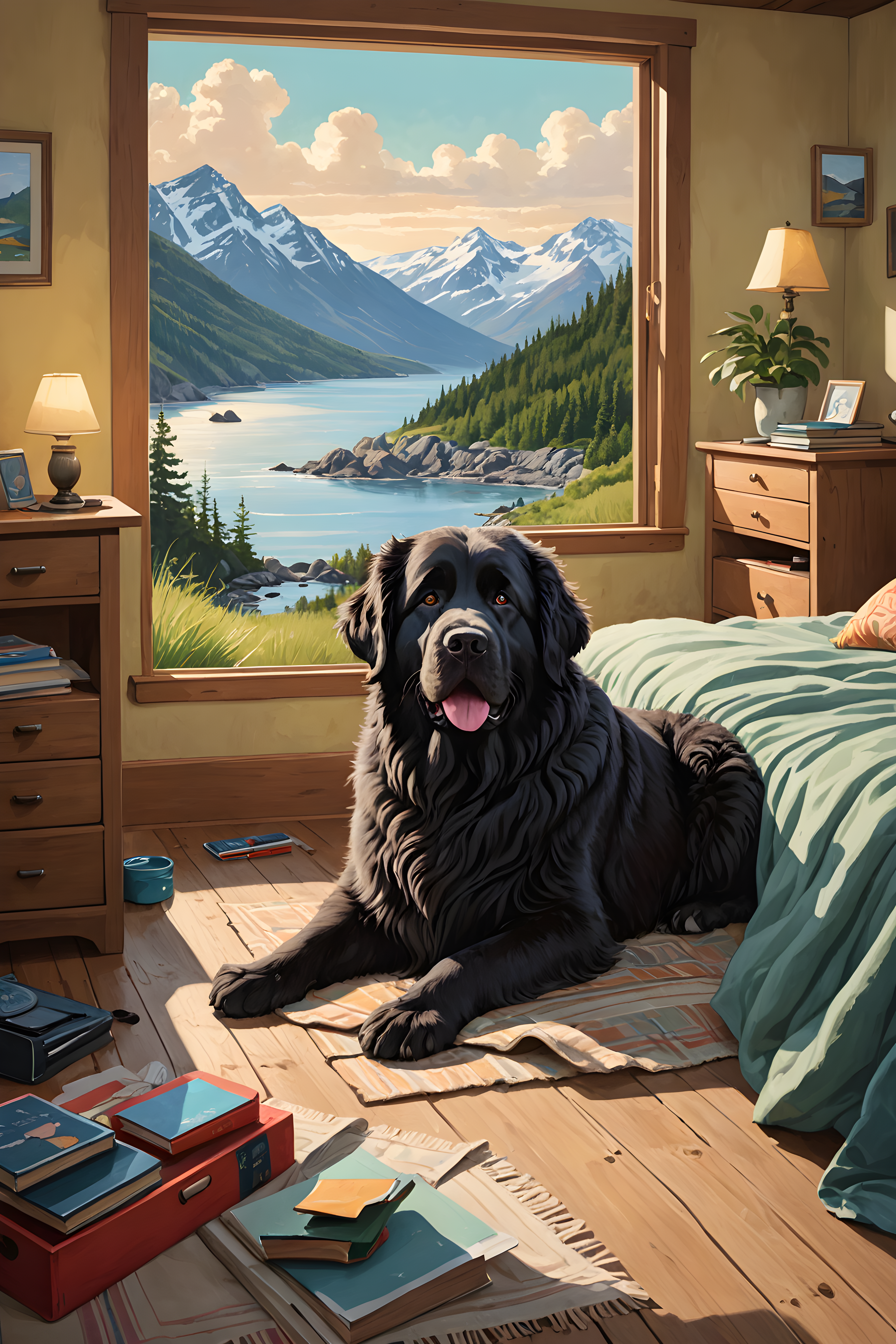 Newfoundland — Funny (Sleepy)