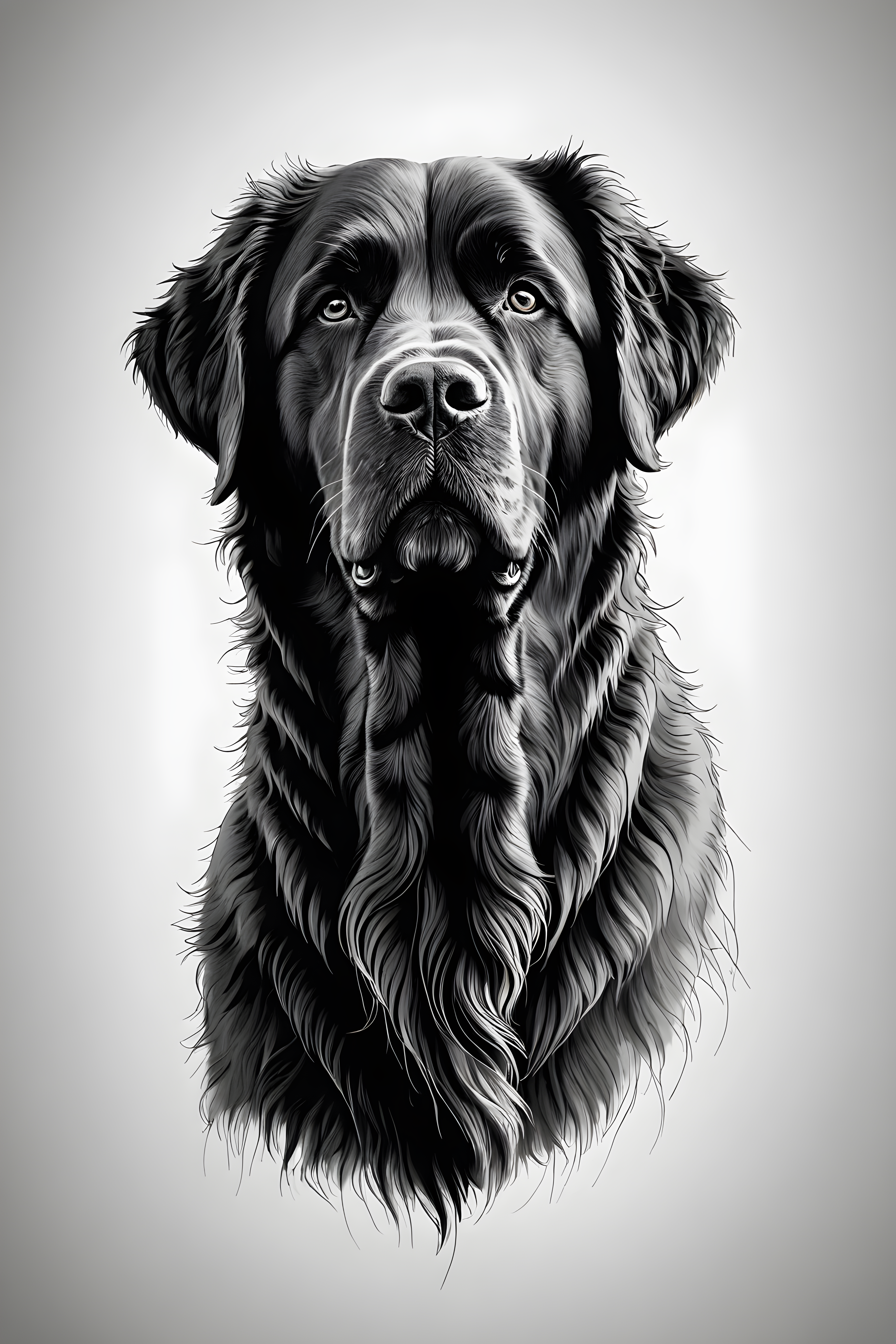 Newfoundland — Minimalist Line Art (Motivational)