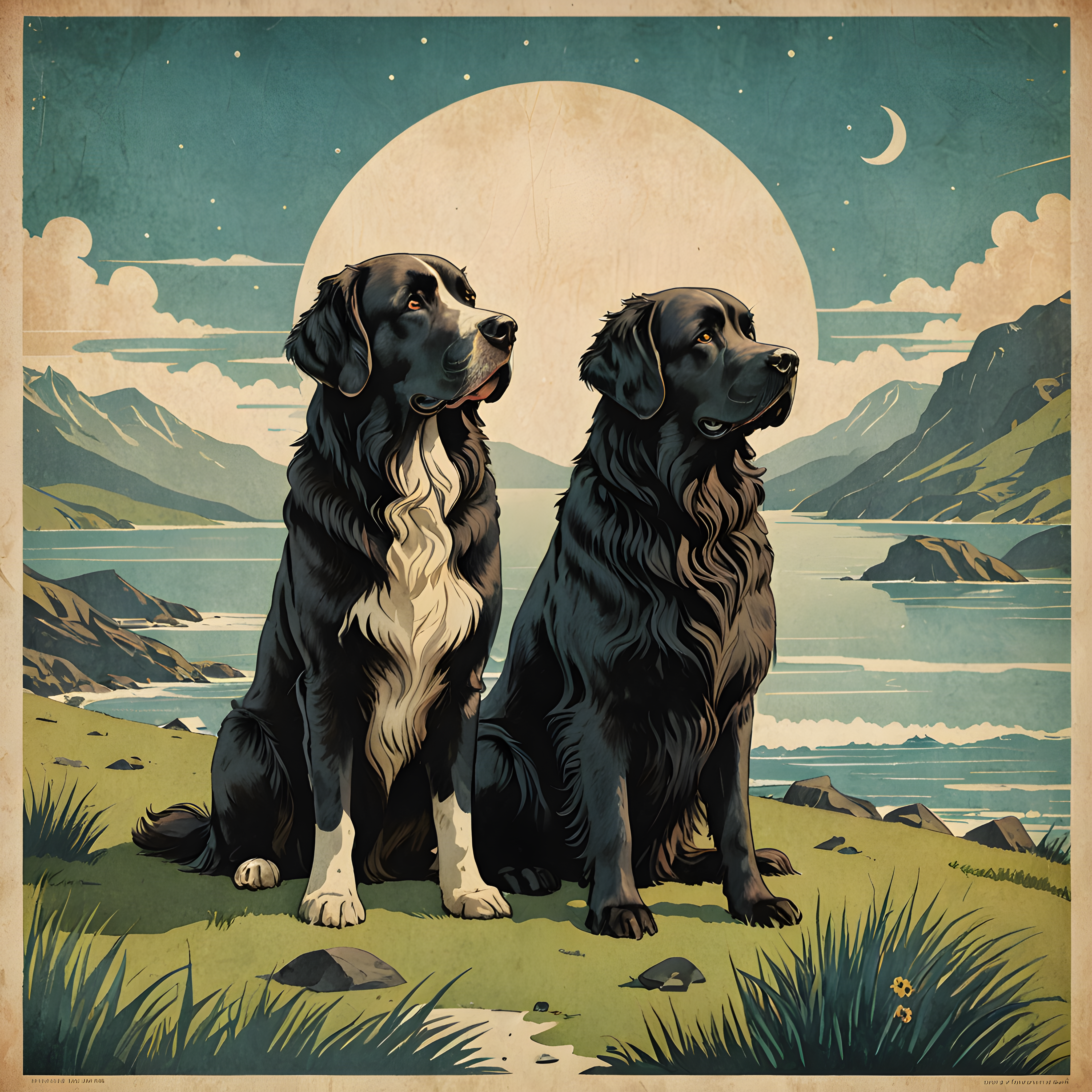 Newfoundland — Vintage Poster (Fantasy)