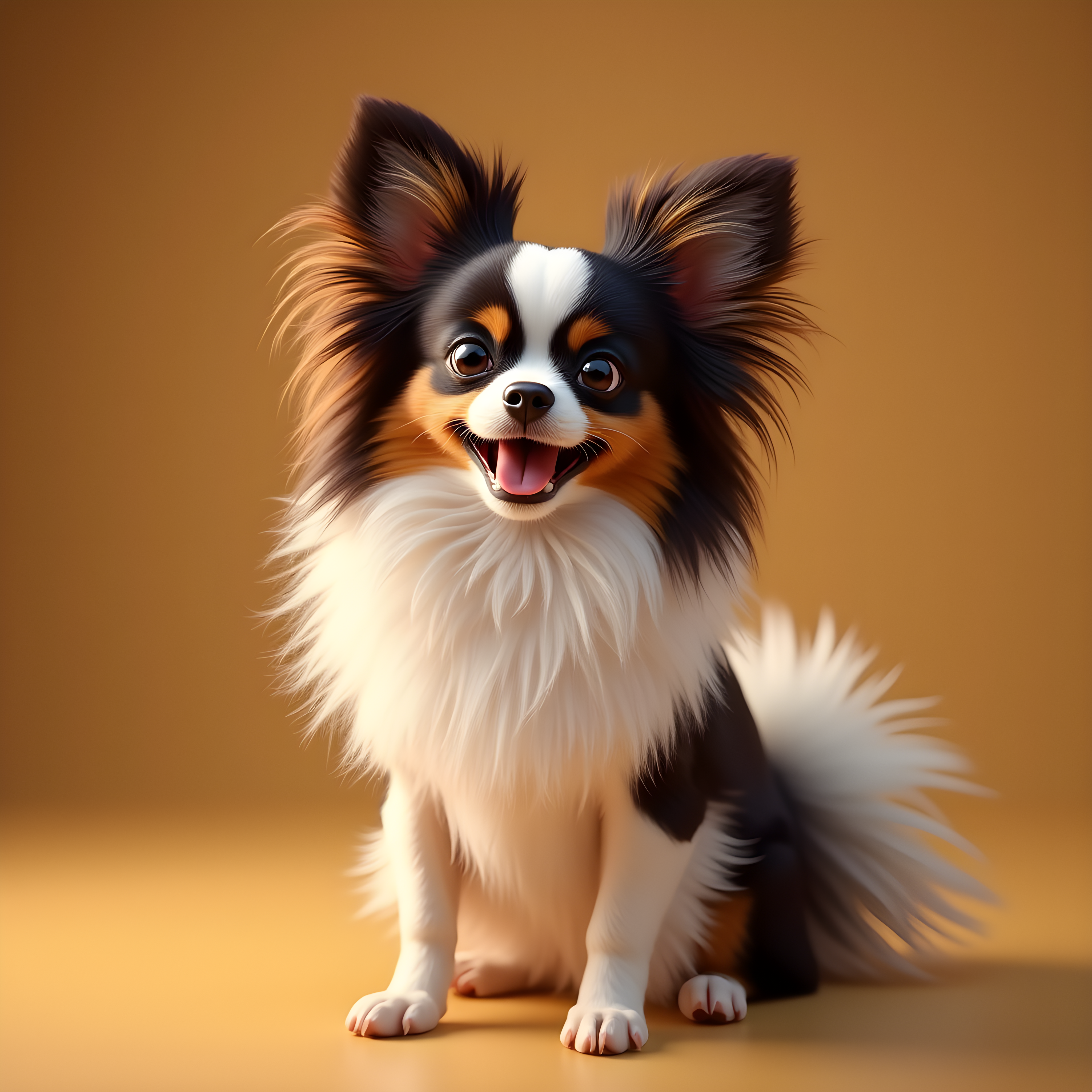 Papillon — Hyper-Realistic (Happy)