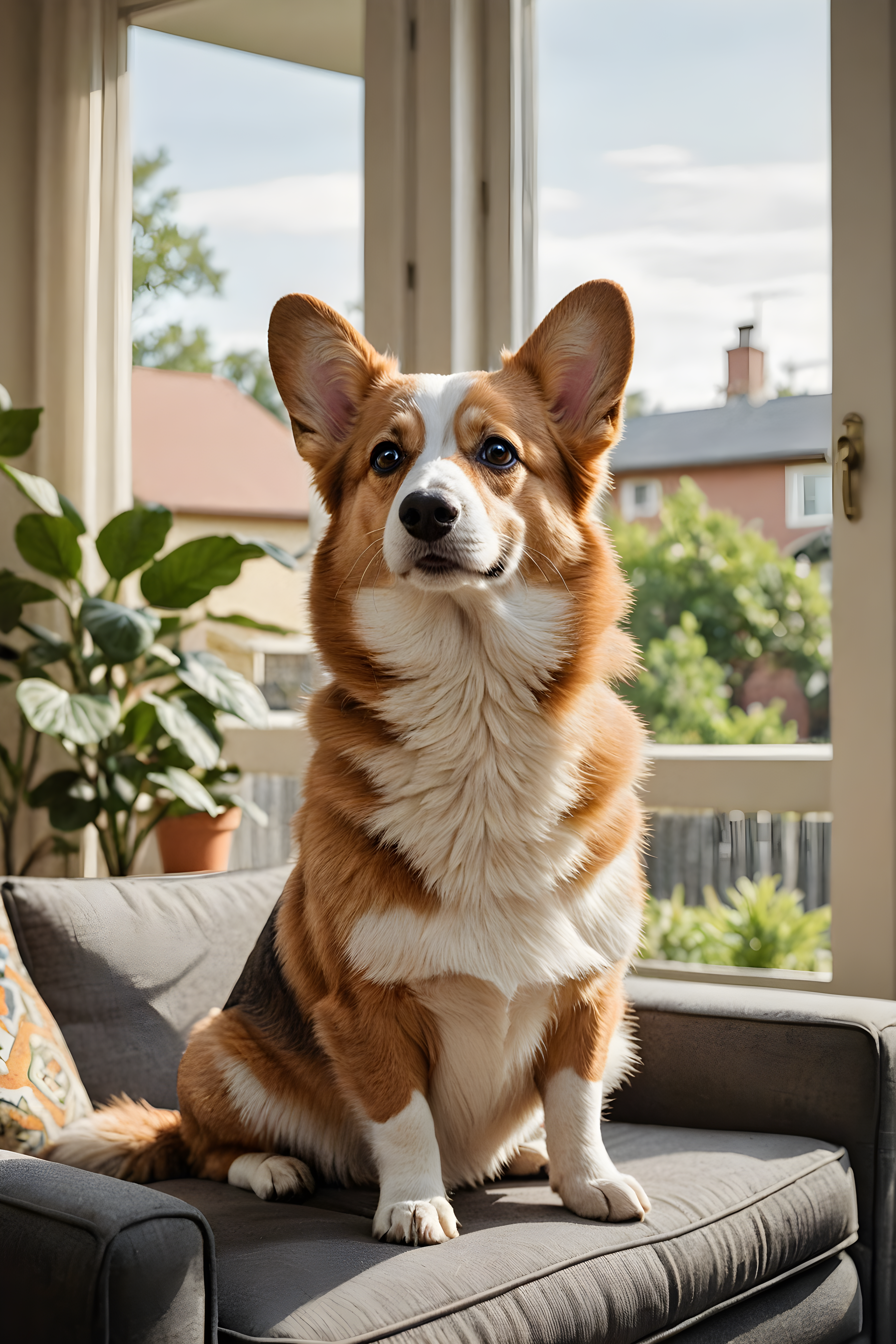 Pembroke Welsh Corgi — Retro (Lifestyle)