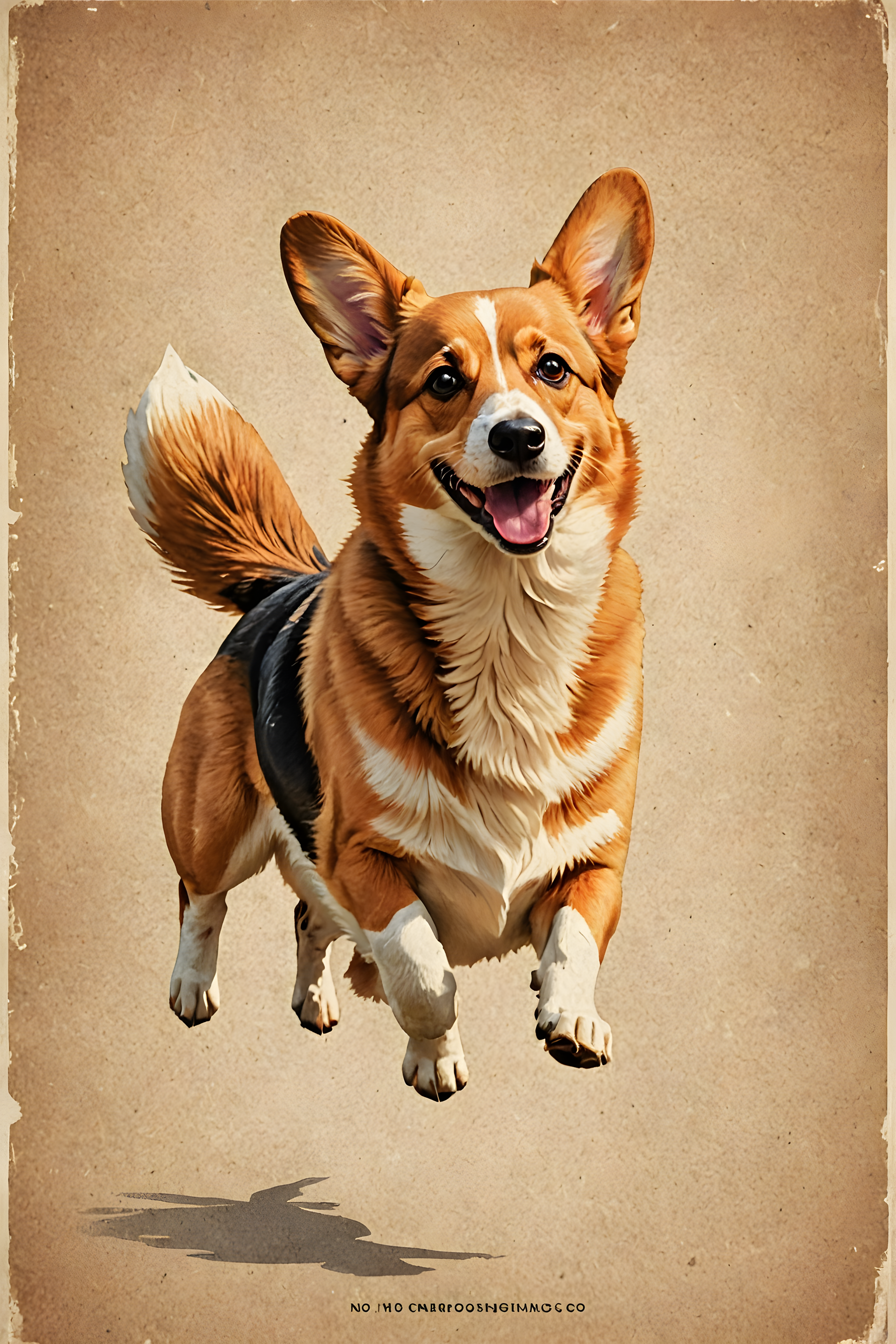 Pembroke Welsh Corgi — Vintage Poster (Aesthetic)