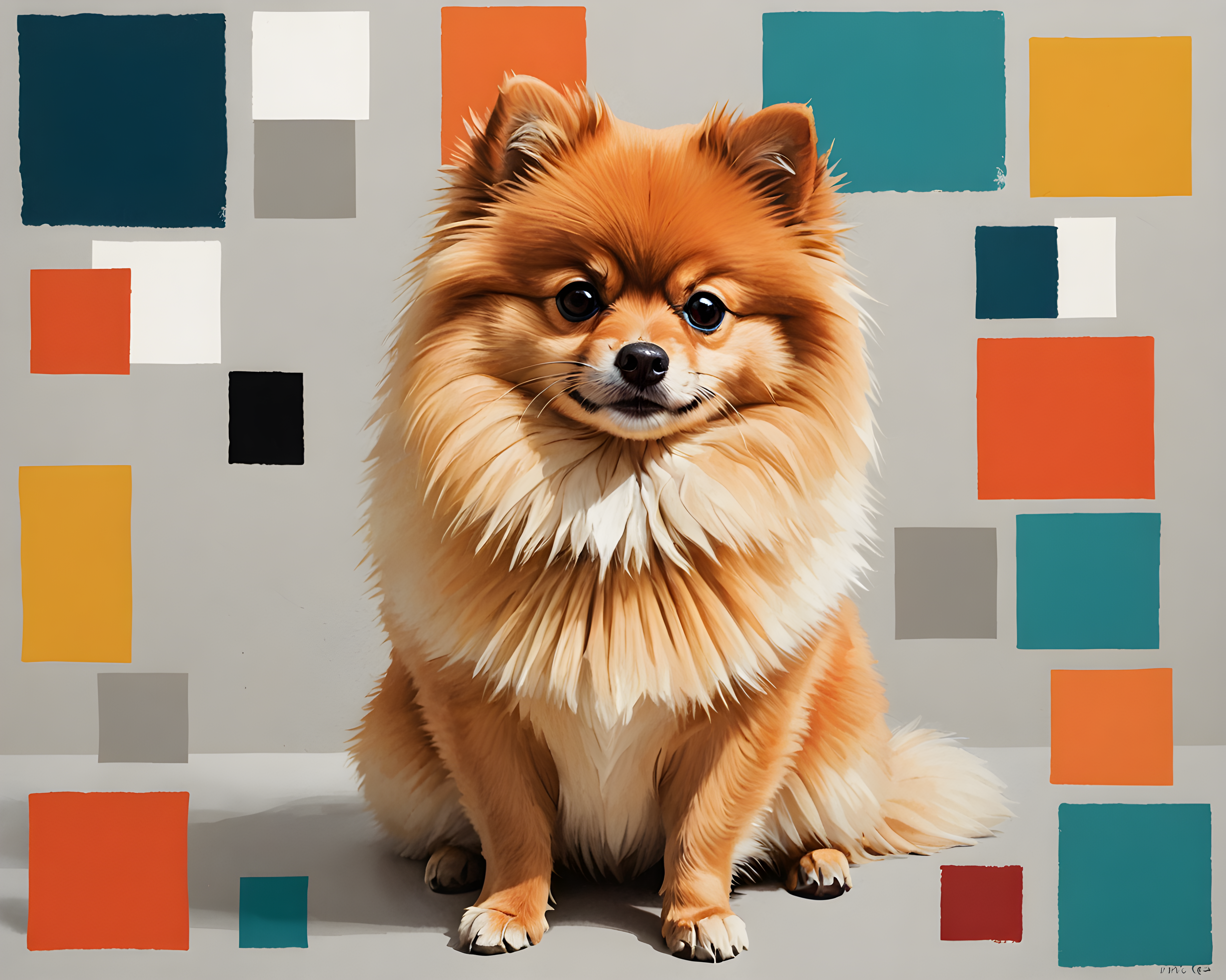 Pomeranian — Abstract (Aesthetic)