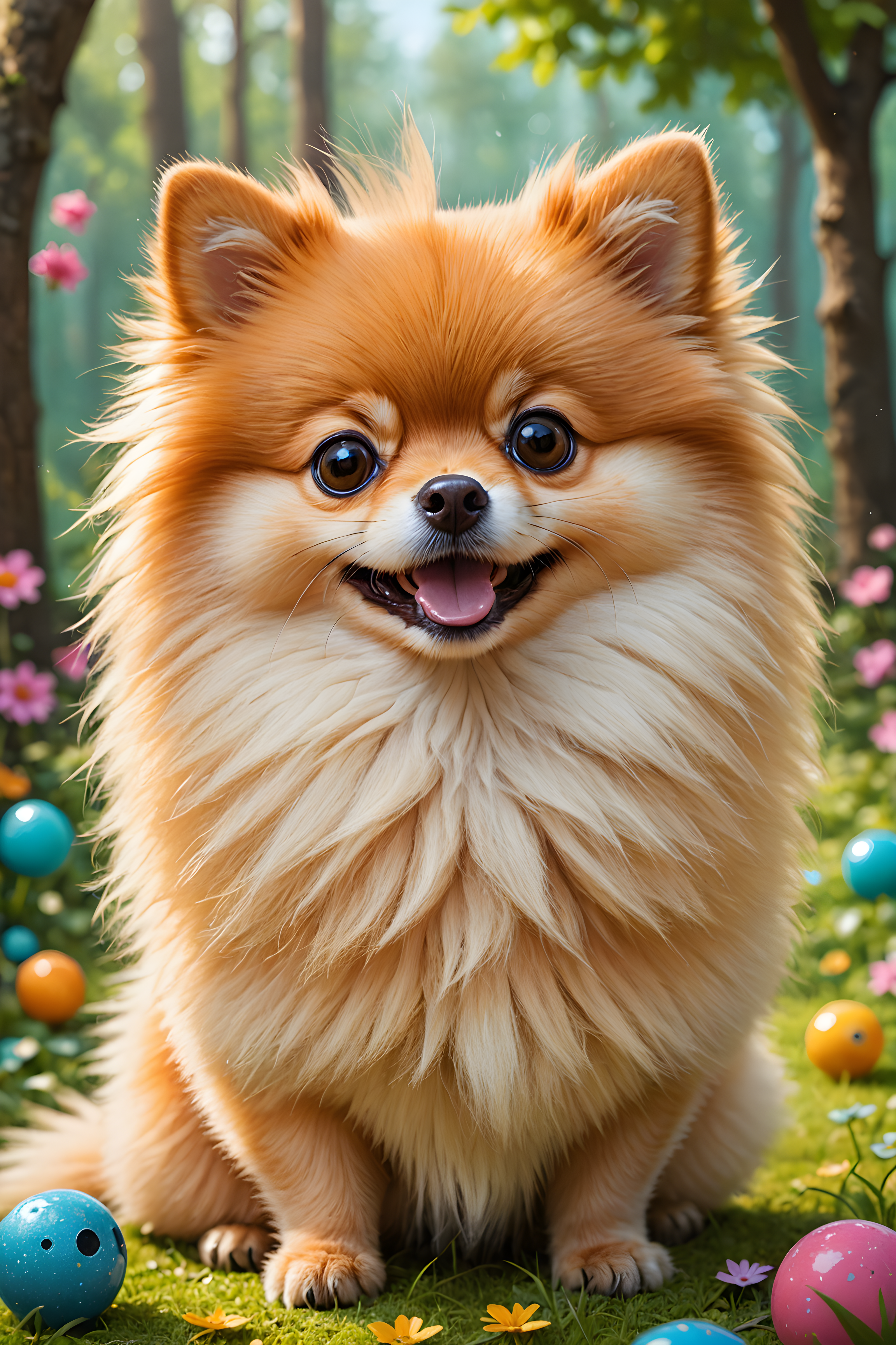 Pomeranian — Cartoon / Kawaii (Fantasy)