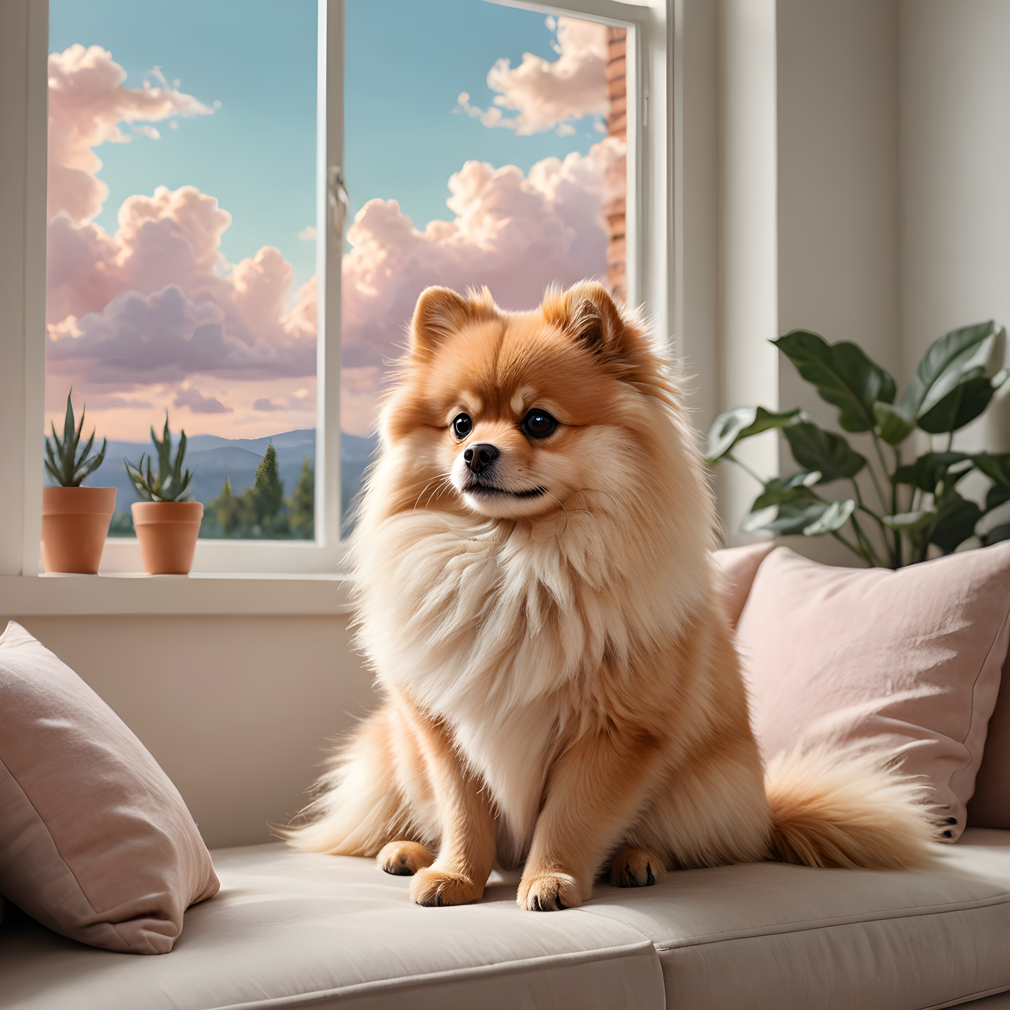 Pomeranian — Nursery (Lifestyle)