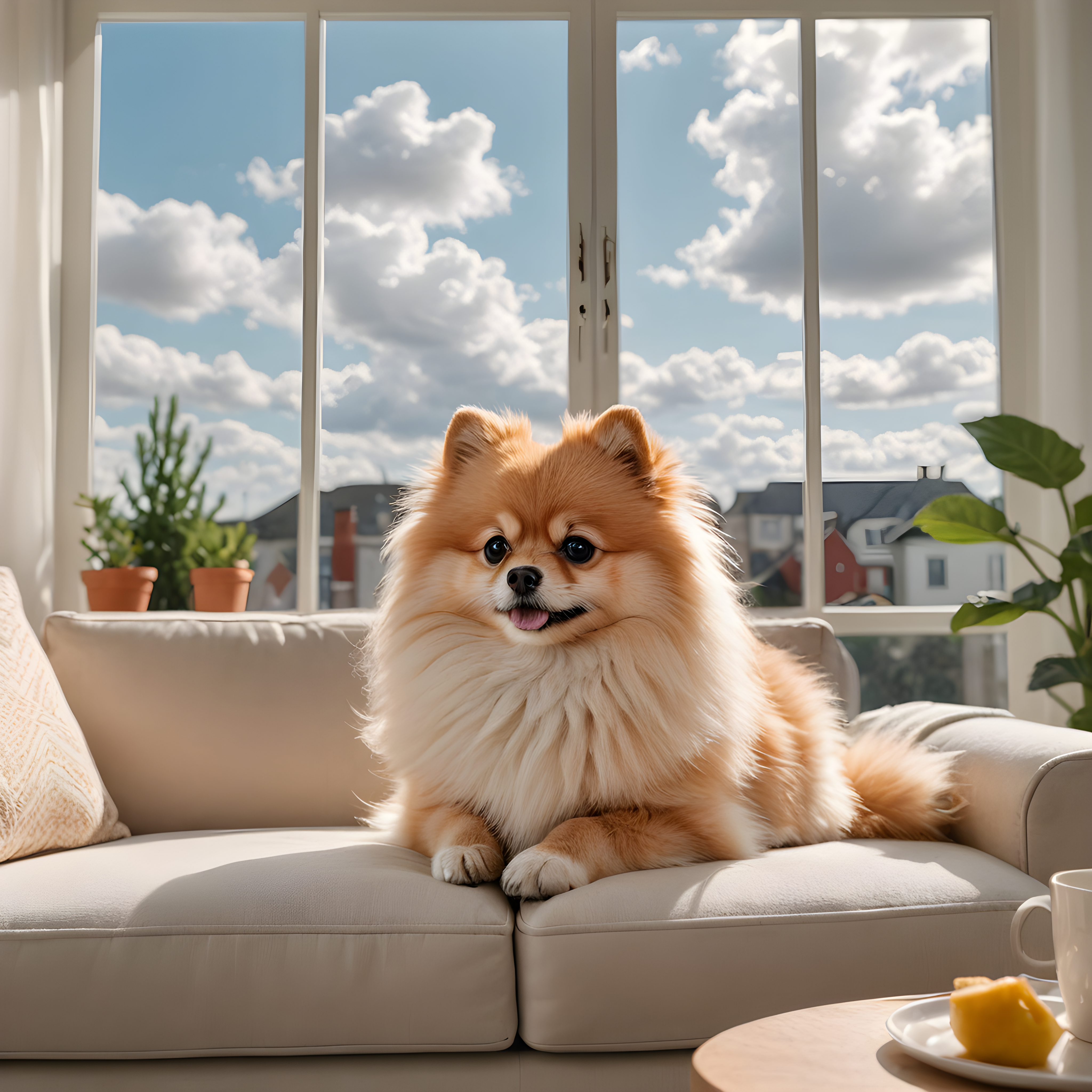 Pomeranian — Nursery (Lifestyle)