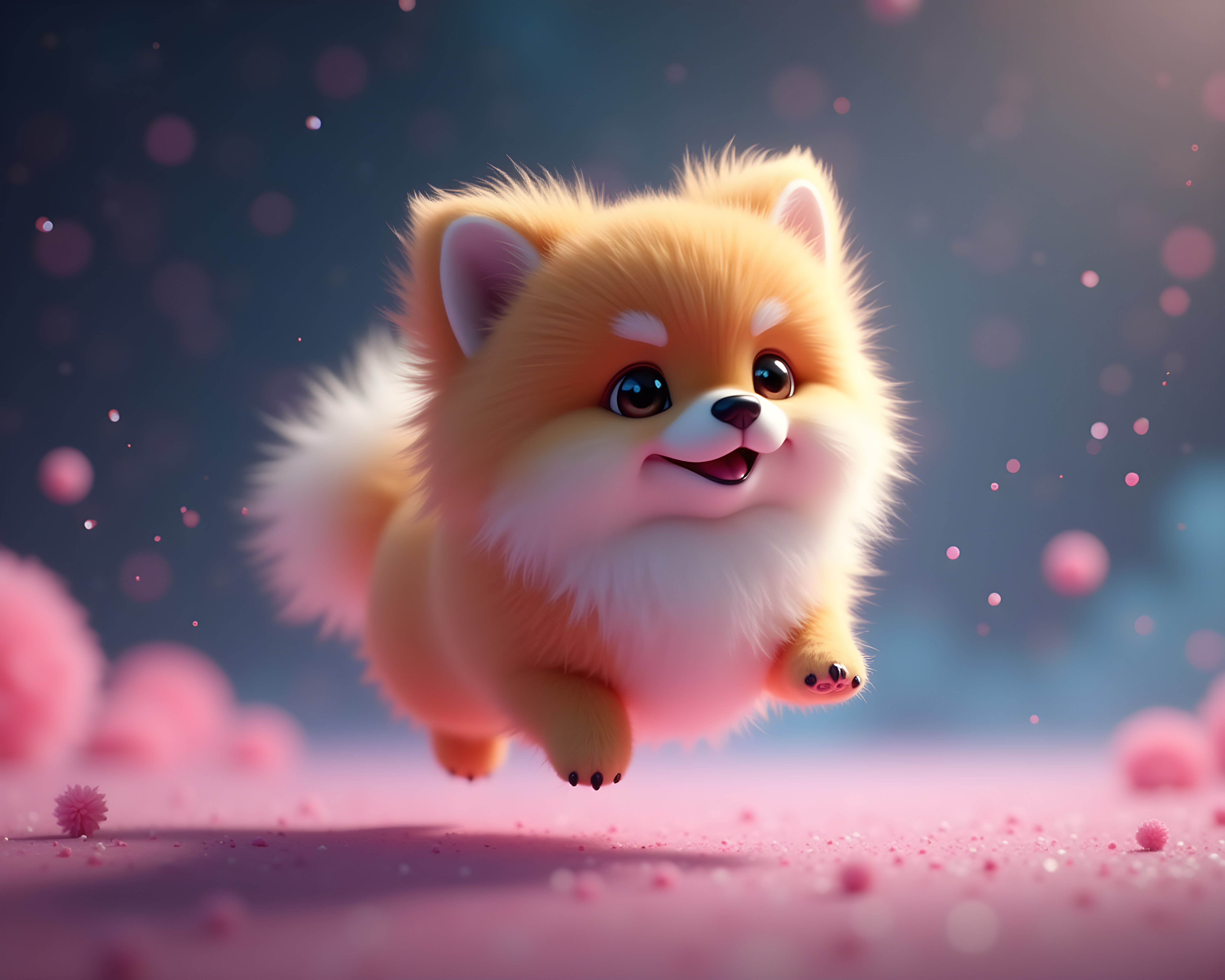 Pomeranian — 3D Render (Fantasy)
