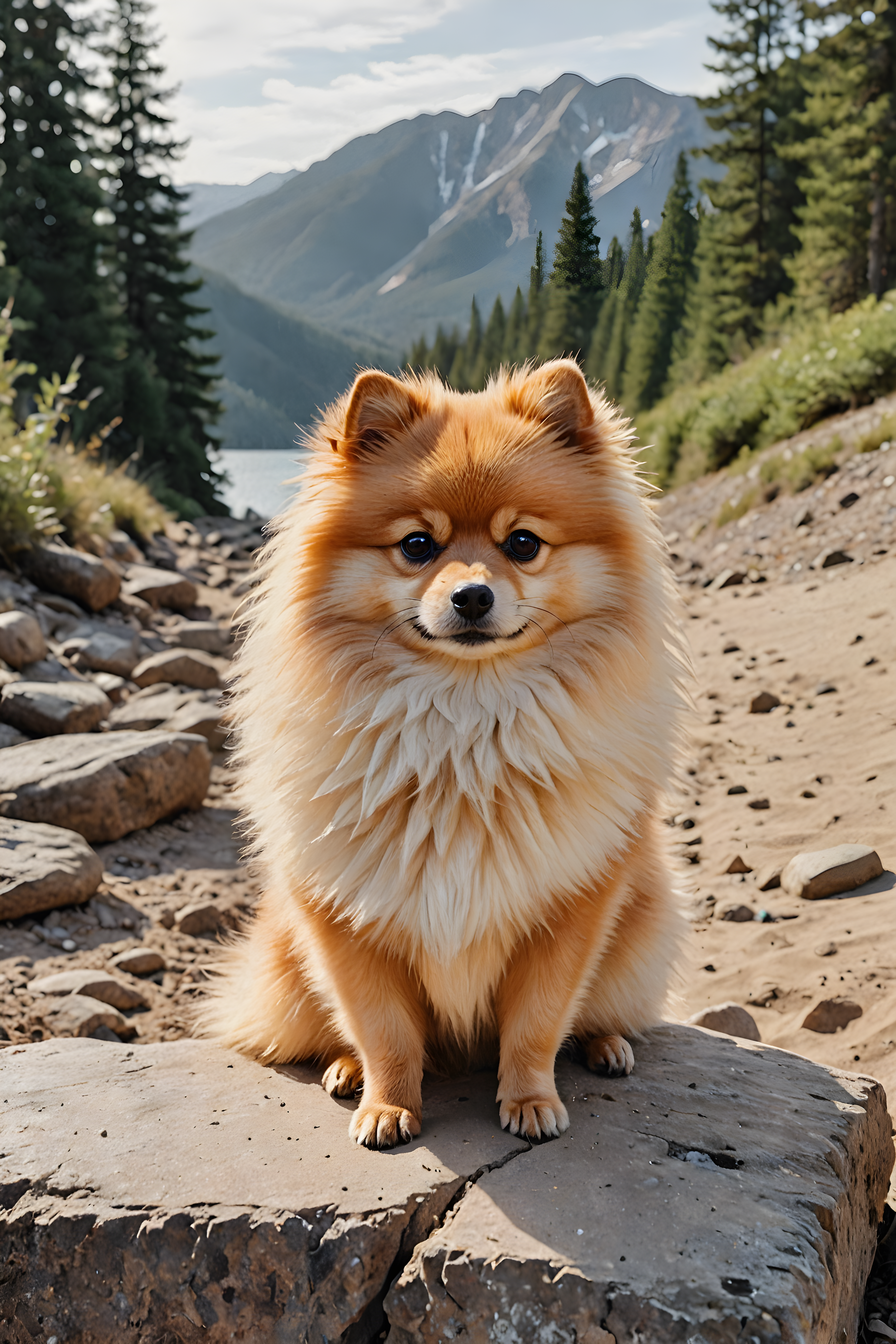 Pomeranian — Watercolor (Aesthetic)