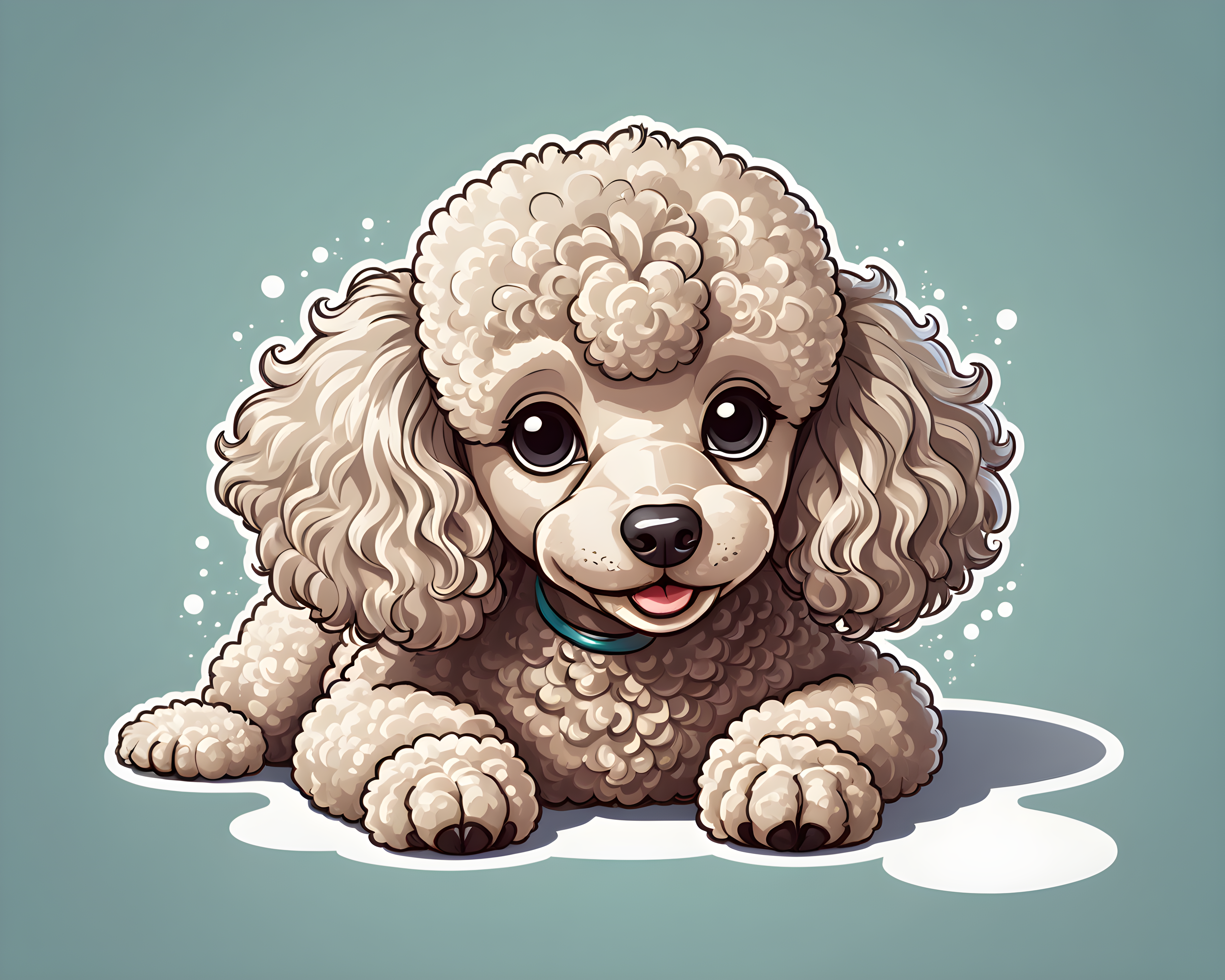 Poodle — Cartoon / Kawaii (Savage)