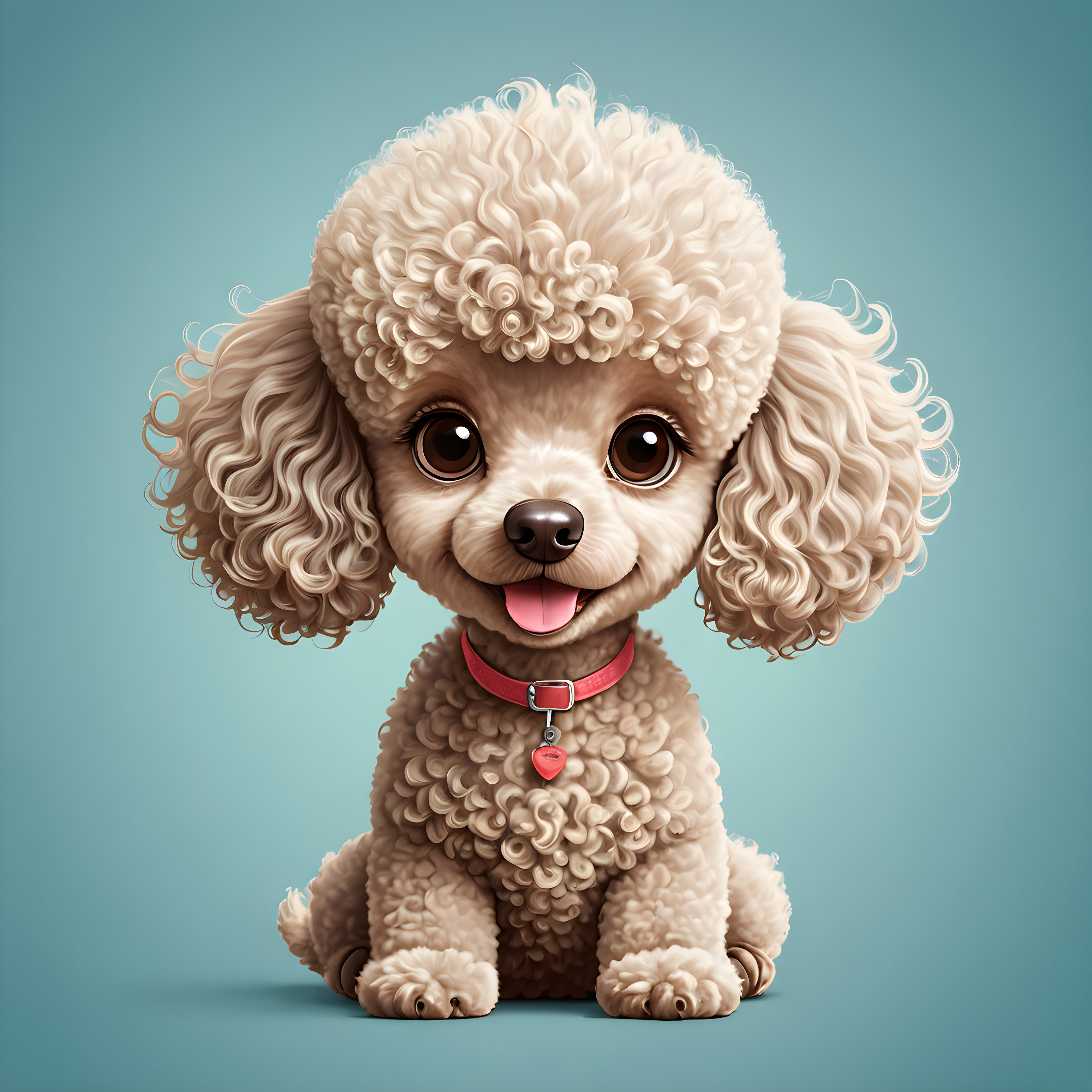 Poodle — Cartoon / Kawaii (Savage)