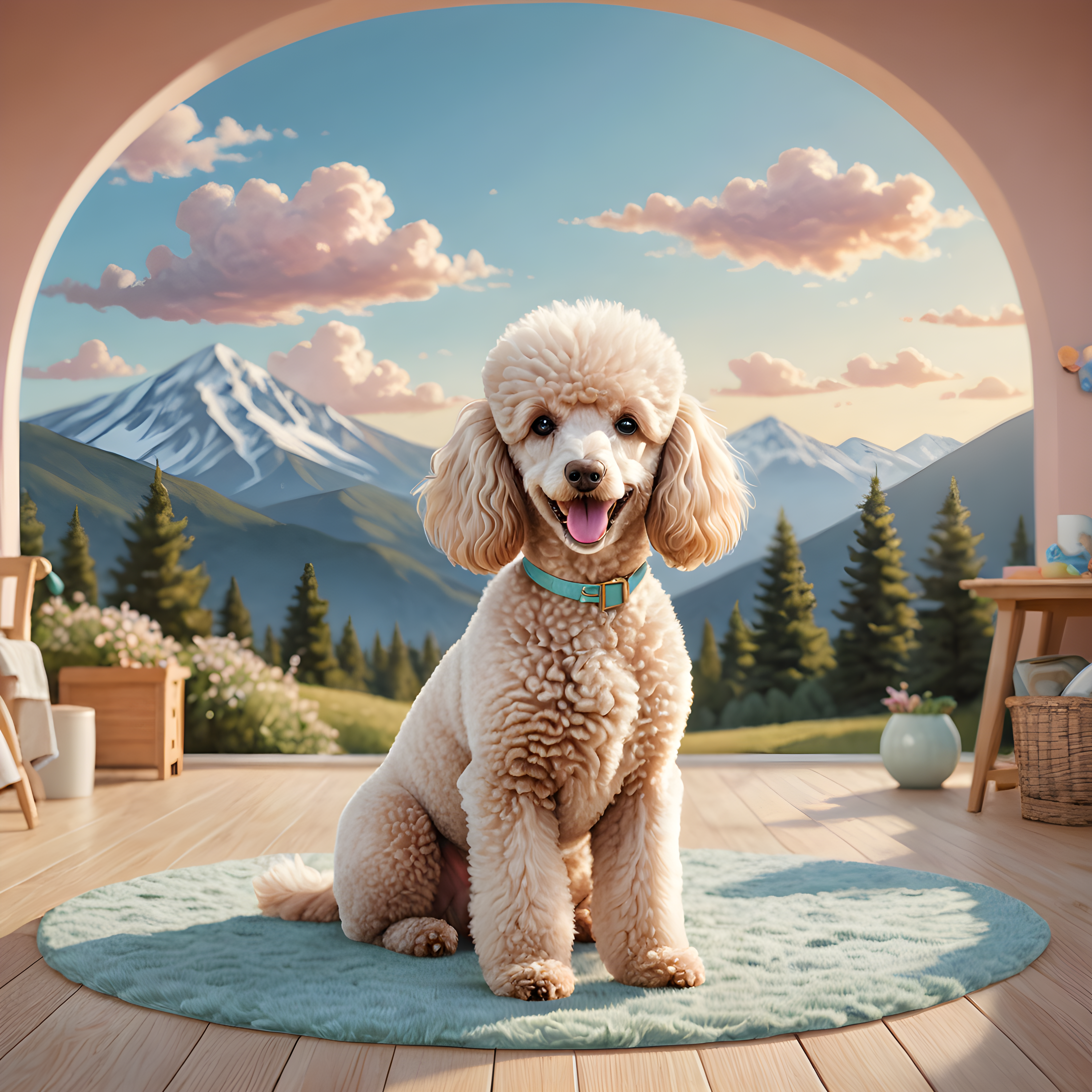 Poodle — Nursery (Happy)