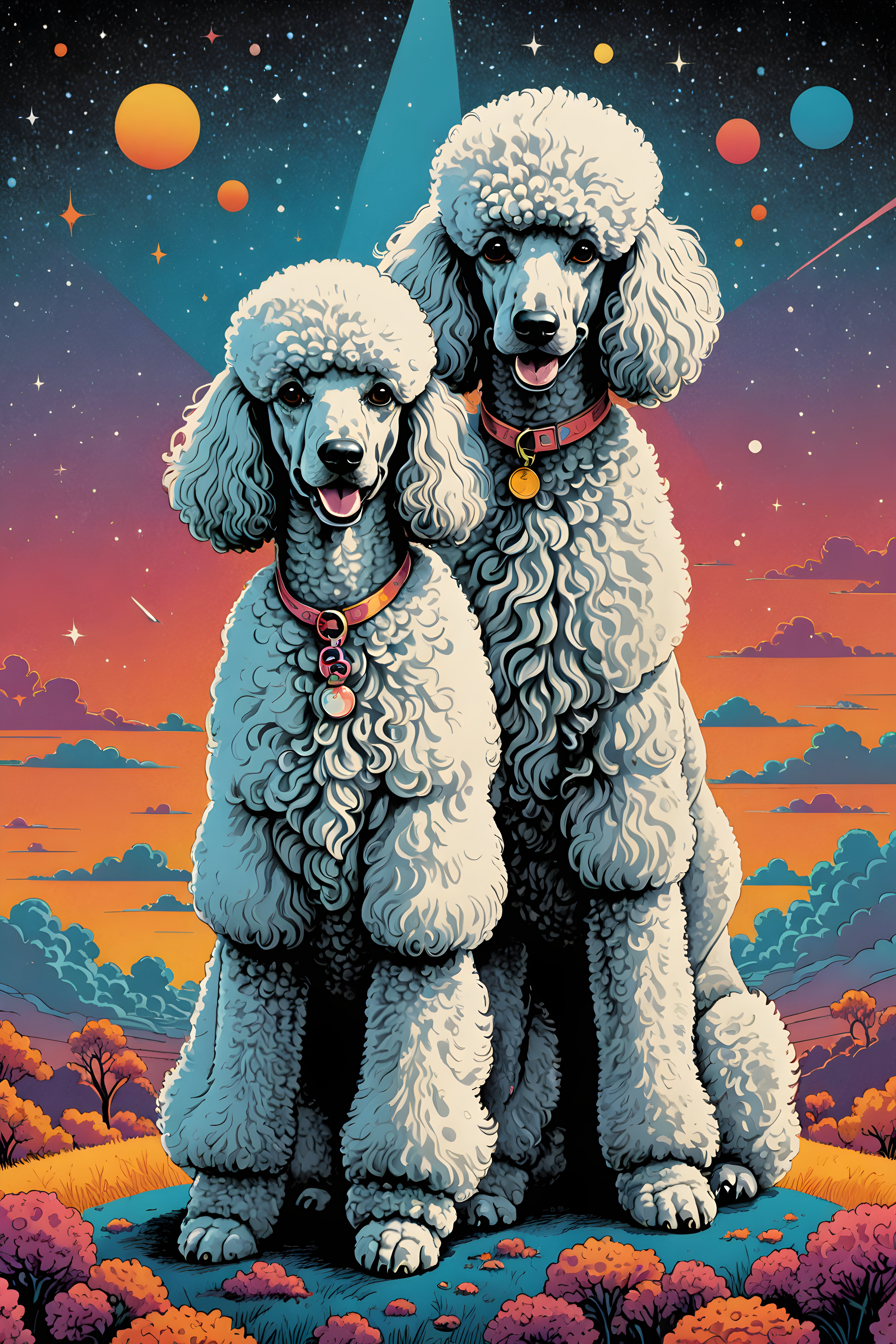Poodle — Retro (Fantasy)