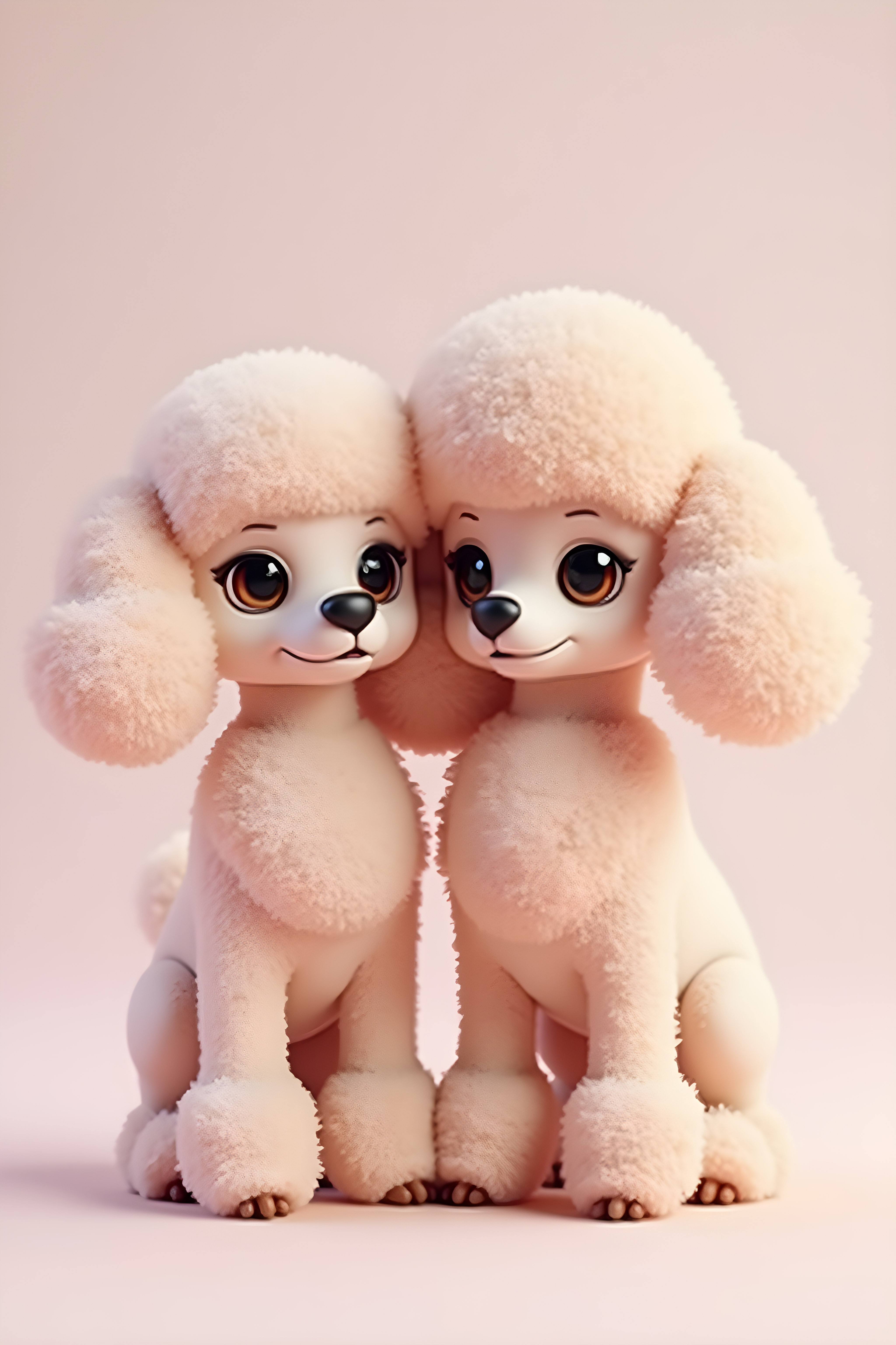 Poodle — 3D Render (Cute)