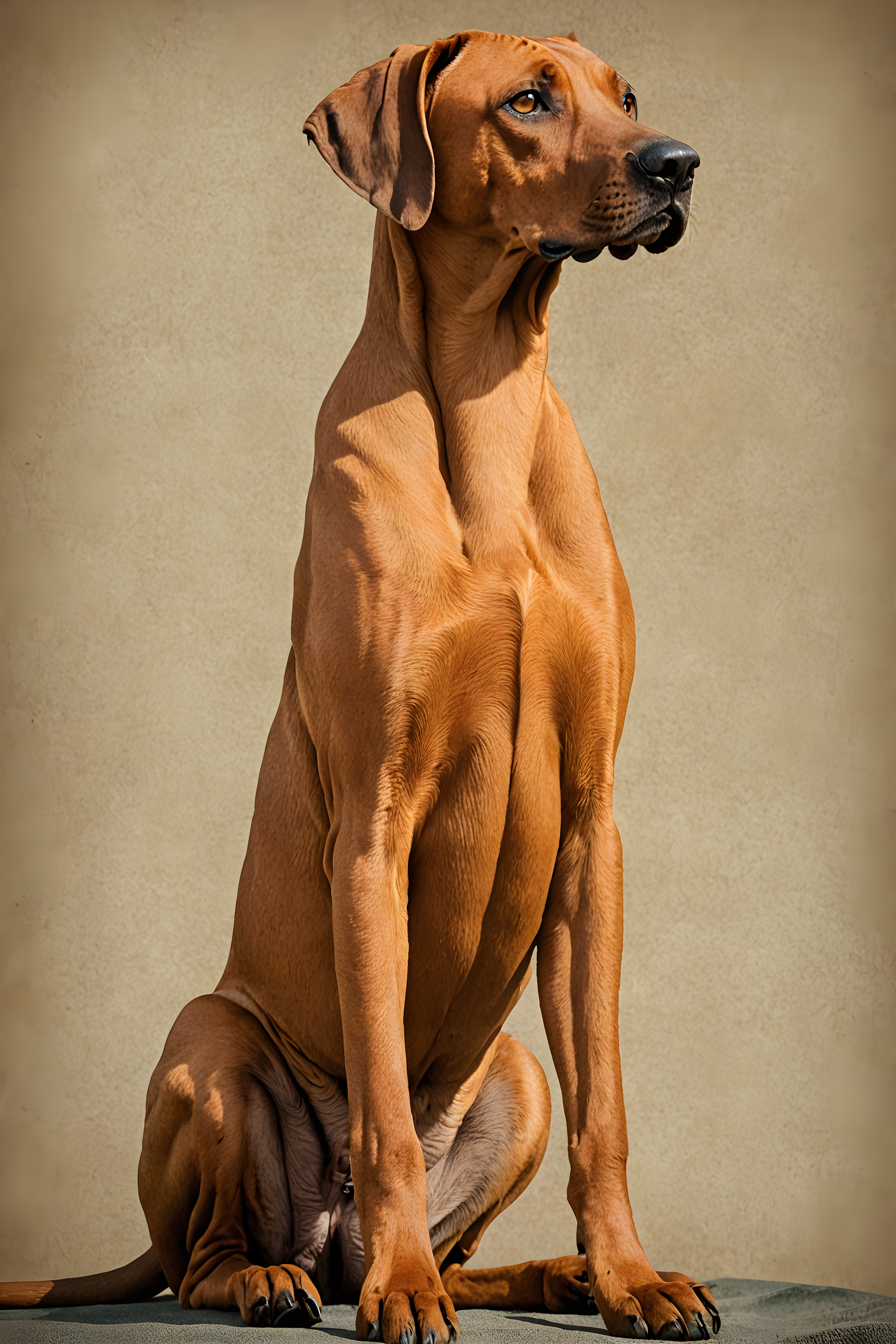 Rhodesian Ridgeback — Retro (Emotional)