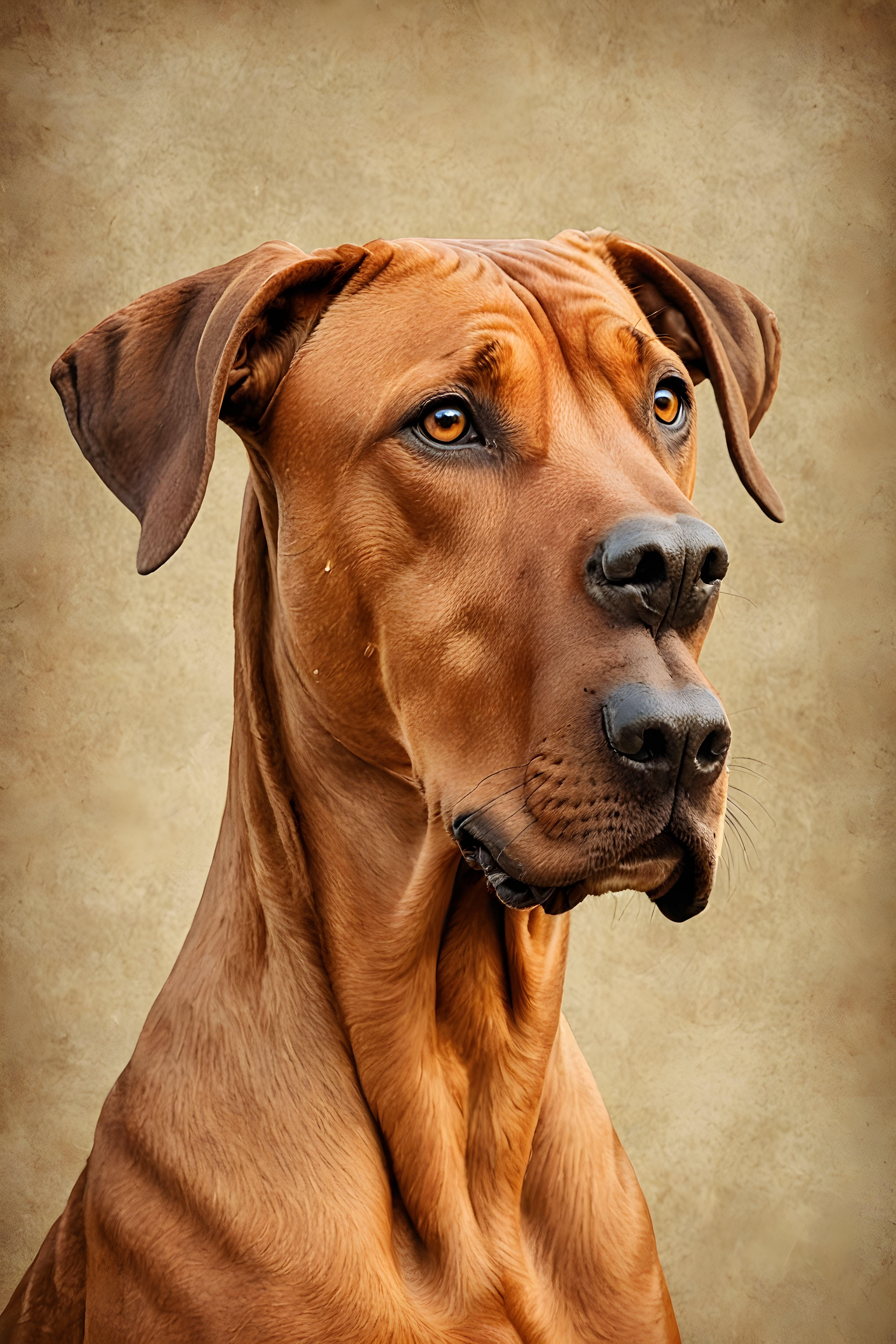 Rhodesian Ridgeback — Retro (Romantic)