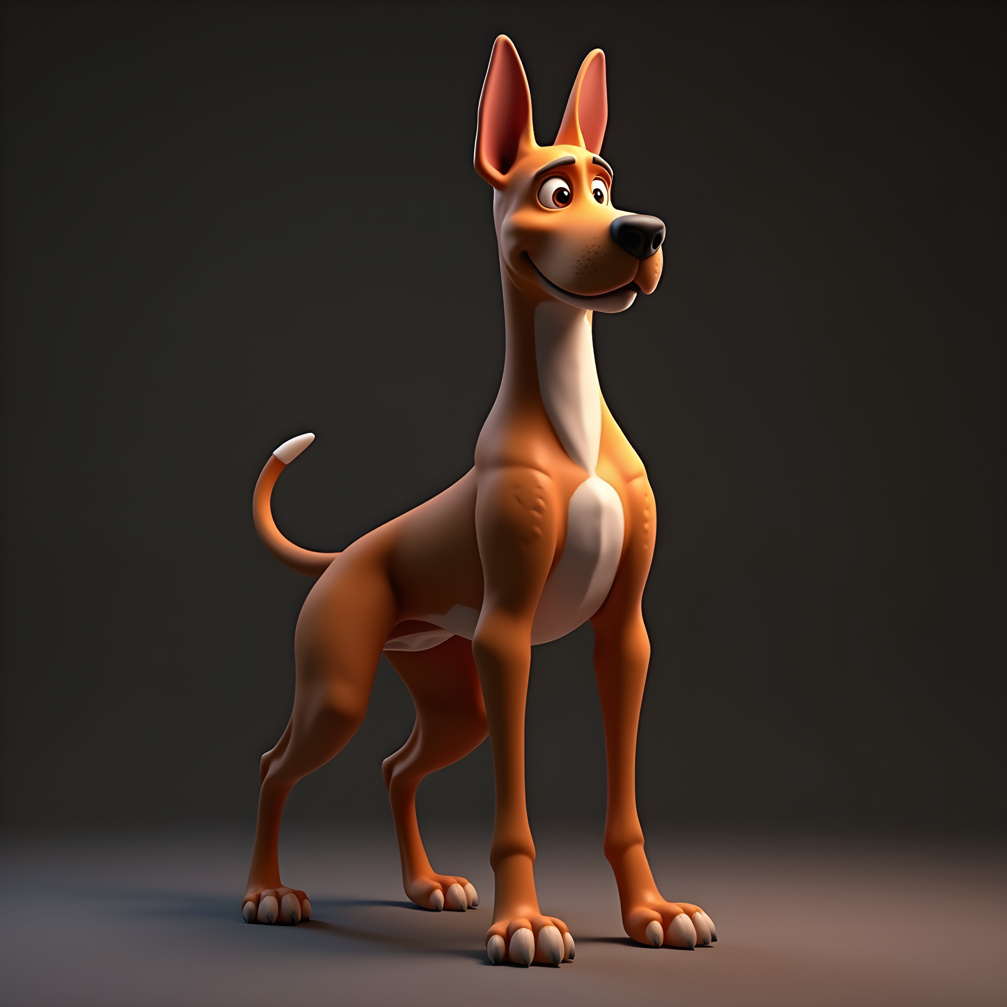 Rhodesian Ridgeback — 3D Render (Motivational)