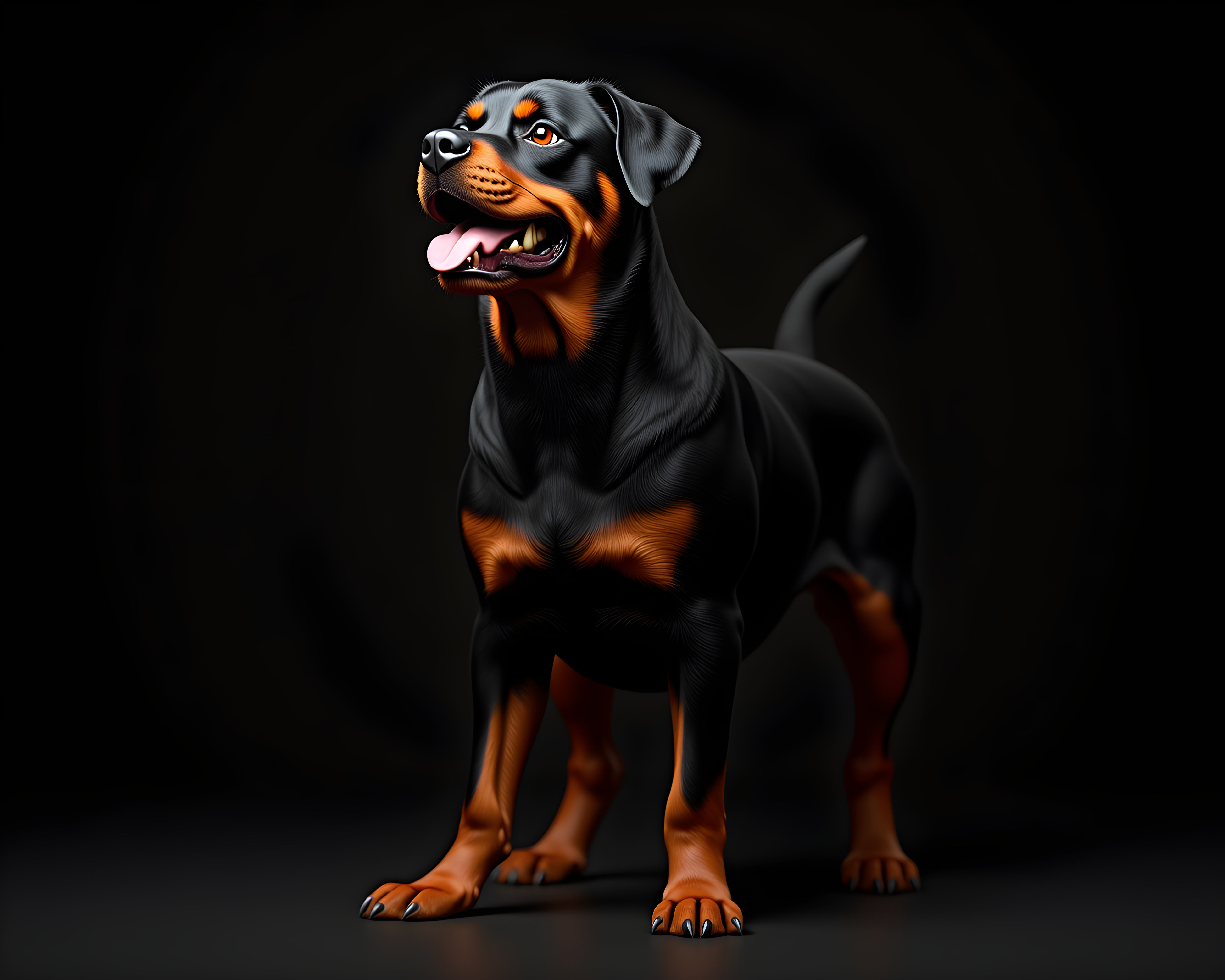 Rottweiler — Hyper-Realistic (Motivational)