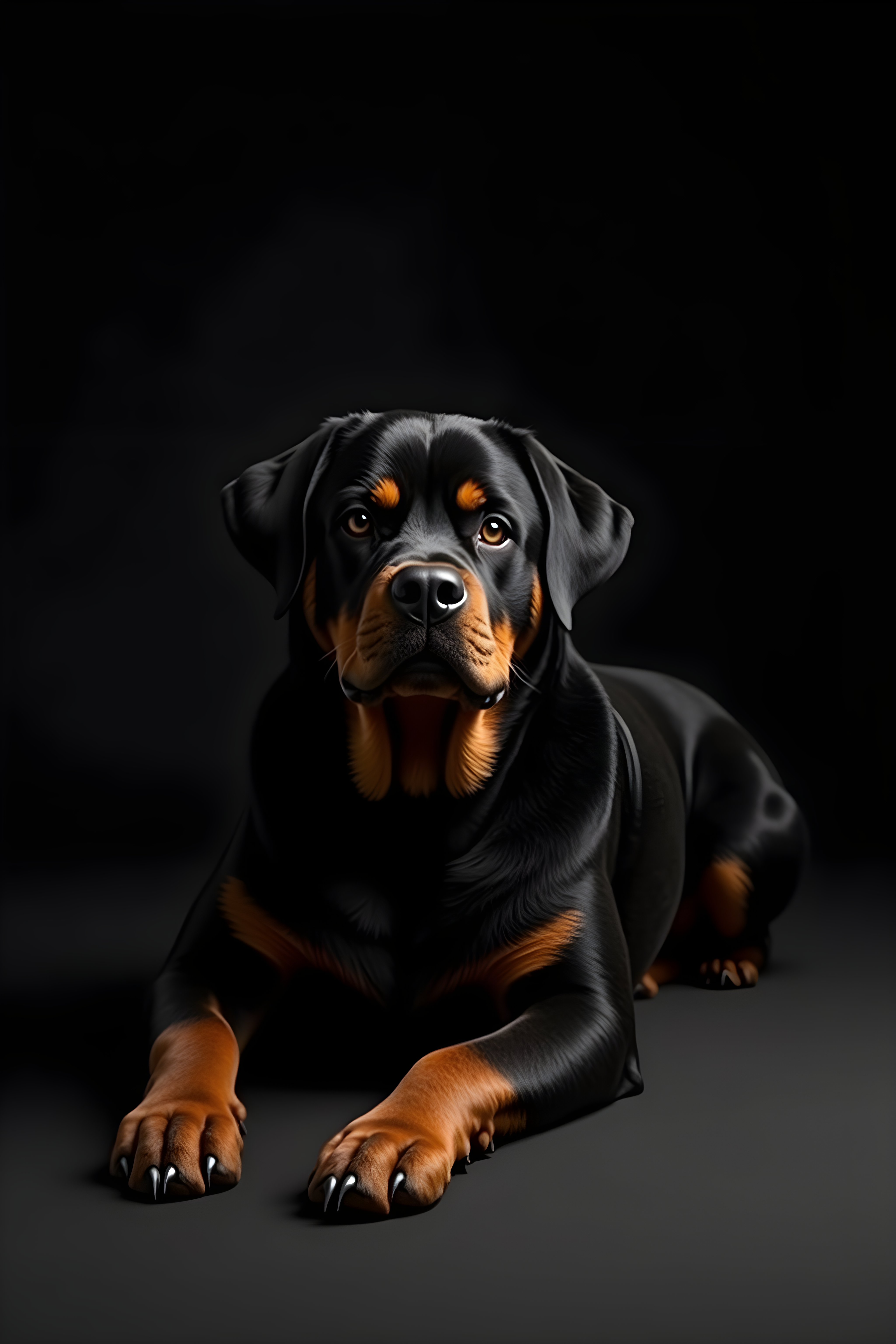 Rottweiler — Hyper-Realistic (Motivational)